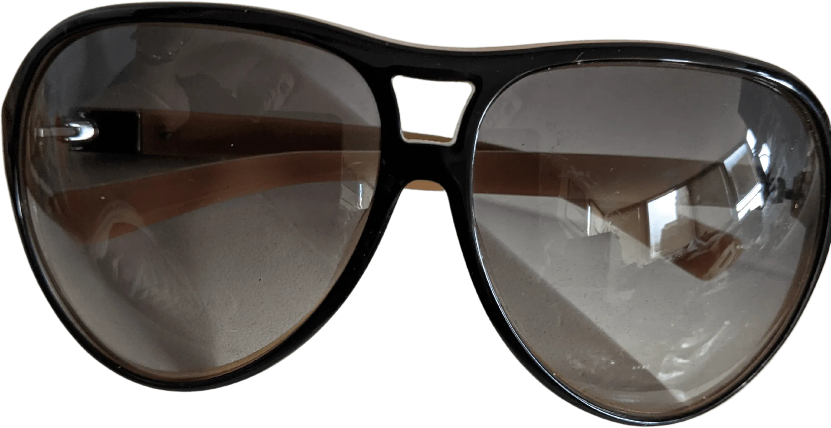 00's Oversized Black Rim Unisex Sunglasses by Marc Jacobs