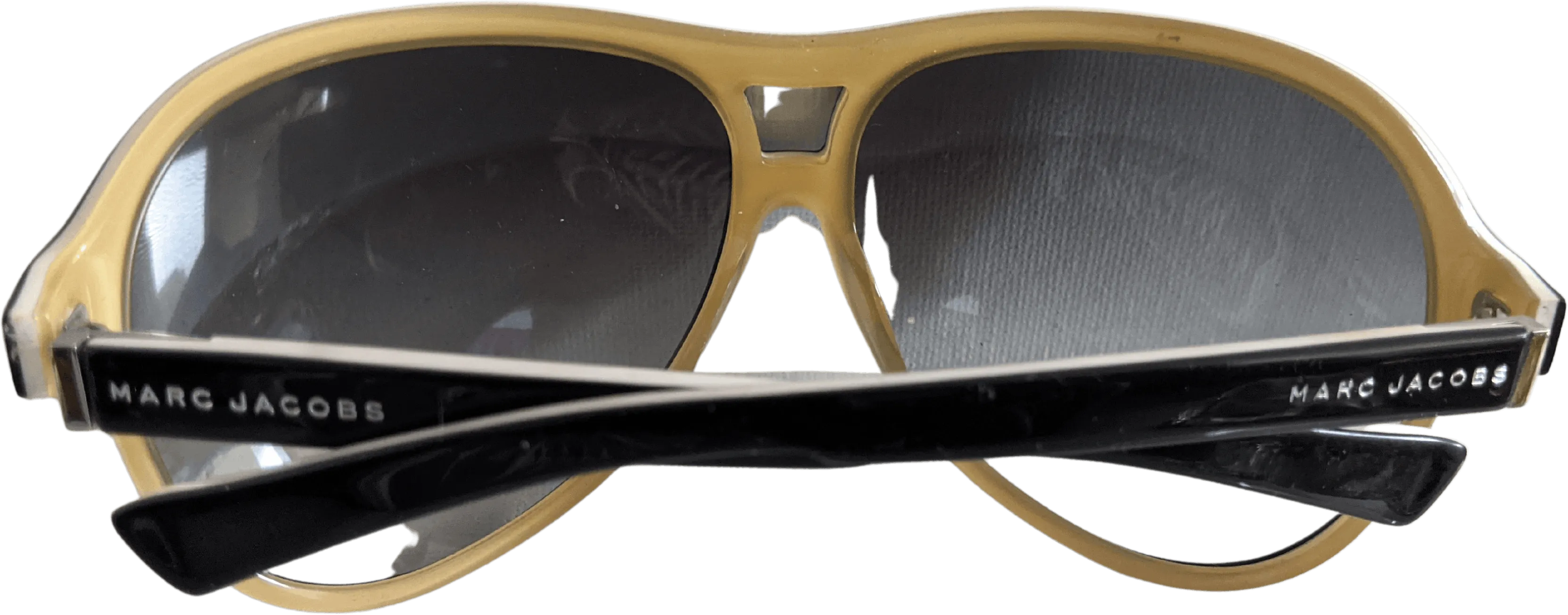 00's Oversized Black Rim Unisex Sunglasses by Marc Jacobs