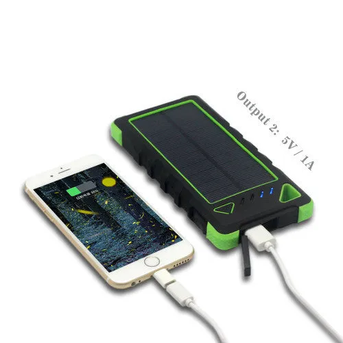 16000mah Waterproof Shockproof Dustproof Solar Powerbank
