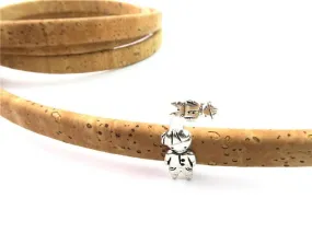 20pcs Cute boy Antique Silver Licorice Slider, Zamak, Jewelry Findings,  D-2-12