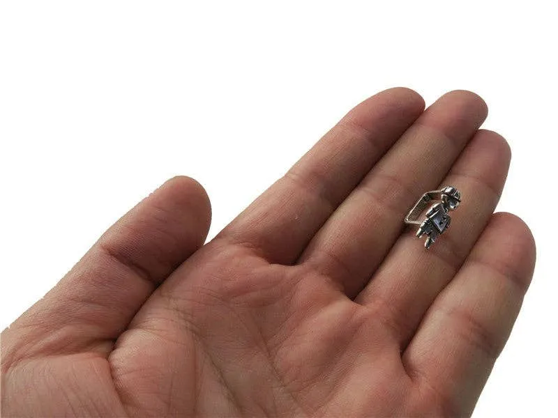 20pcs Cute boy Antique Silver Licorice Slider, Zamak, Jewelry Findings,  D-2-12