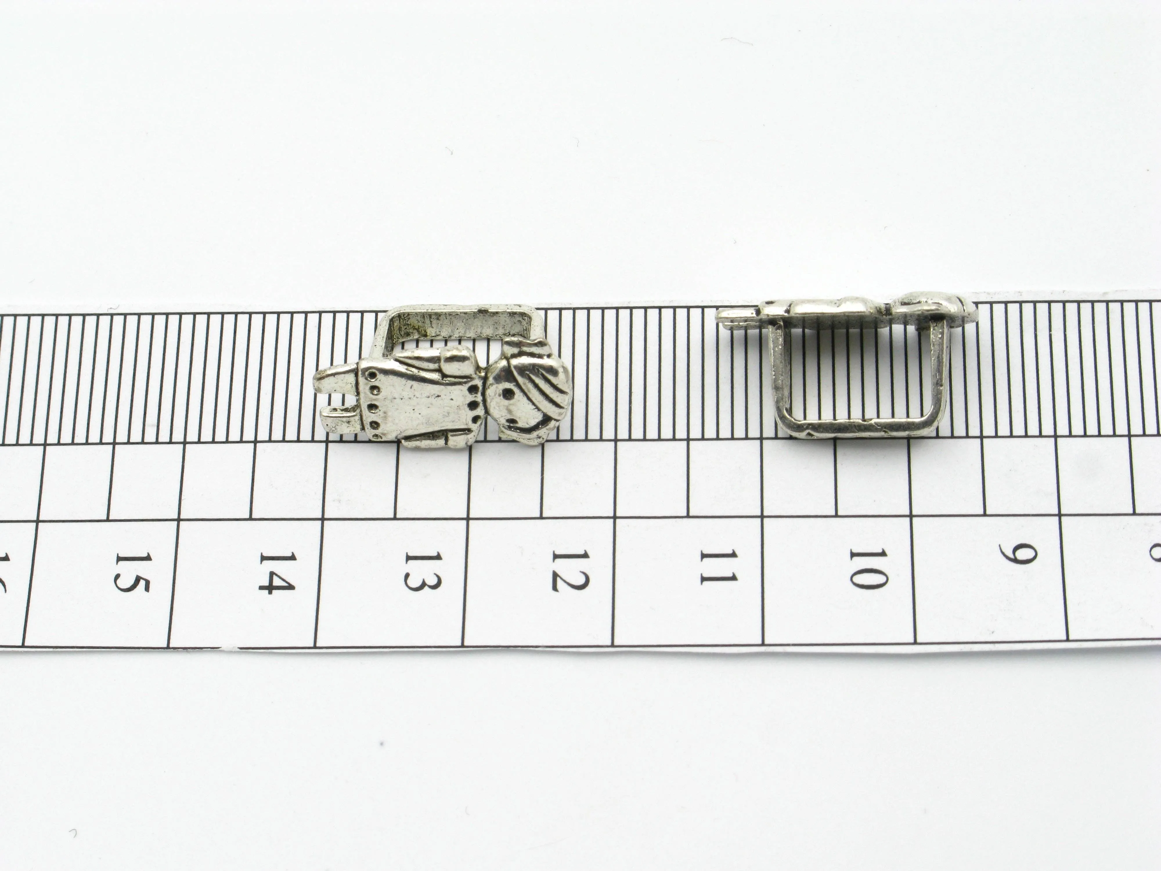 20pcs Cute girl Antique Silver Licorice Slider, Zamak, Jewelry Findings,  D-2-11