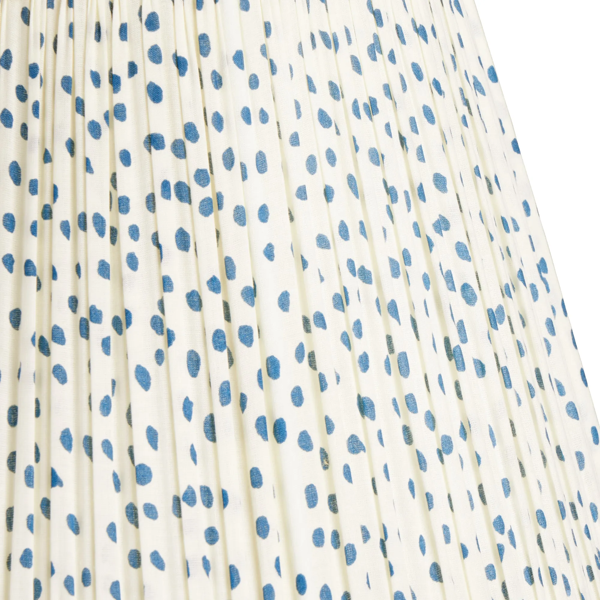 25cm empire shade in blue dotty