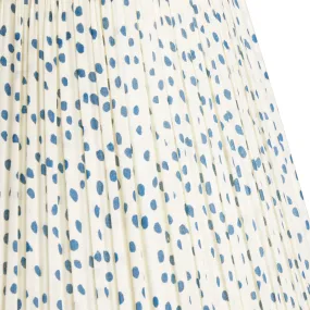 25cm empire shade in blue dotty