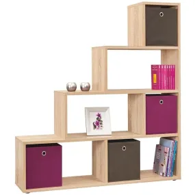 4 You Sonama Oak Finish Wooden Room Divider