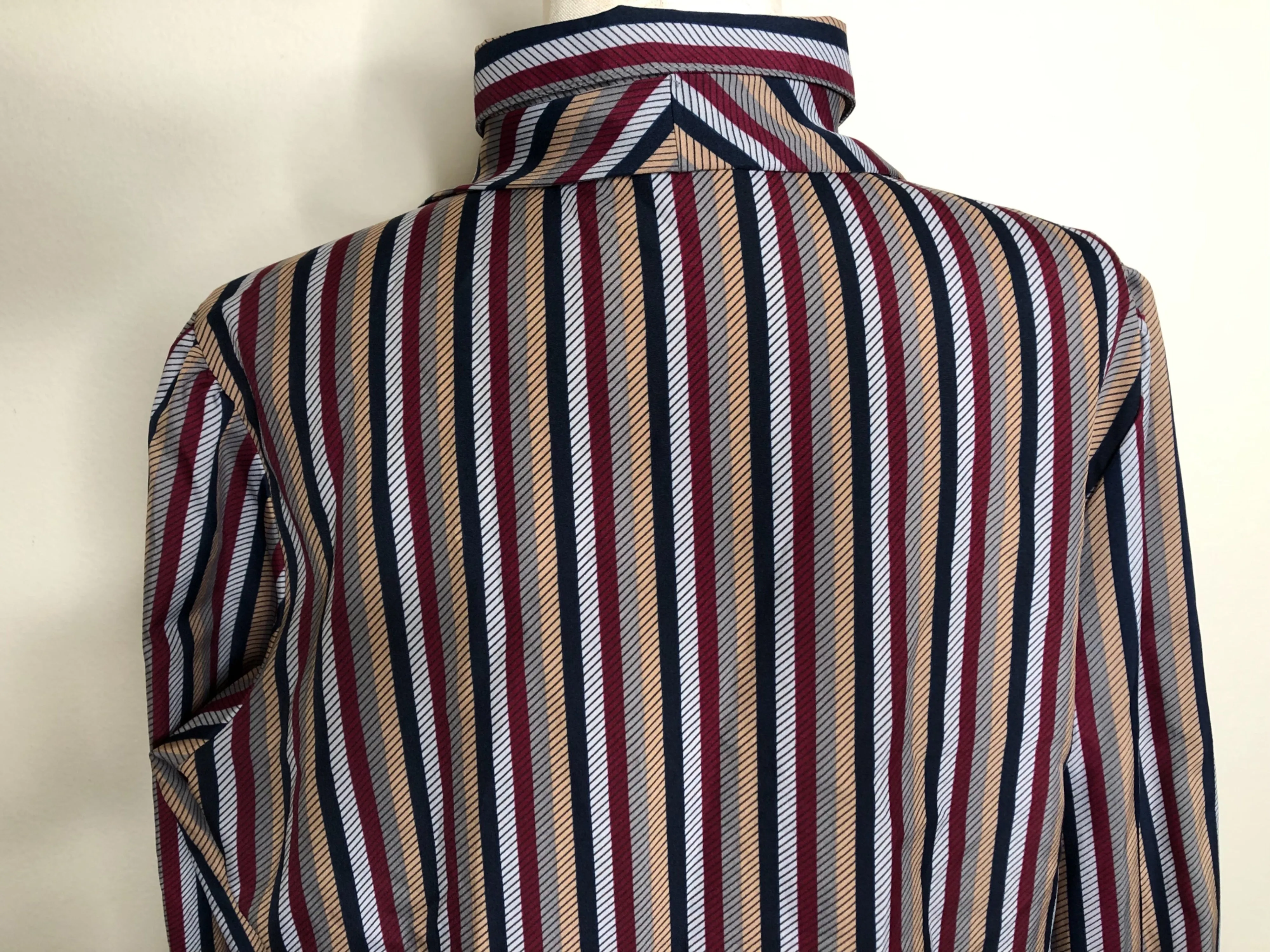 '80’s Striped Secretary Blouse by Koret