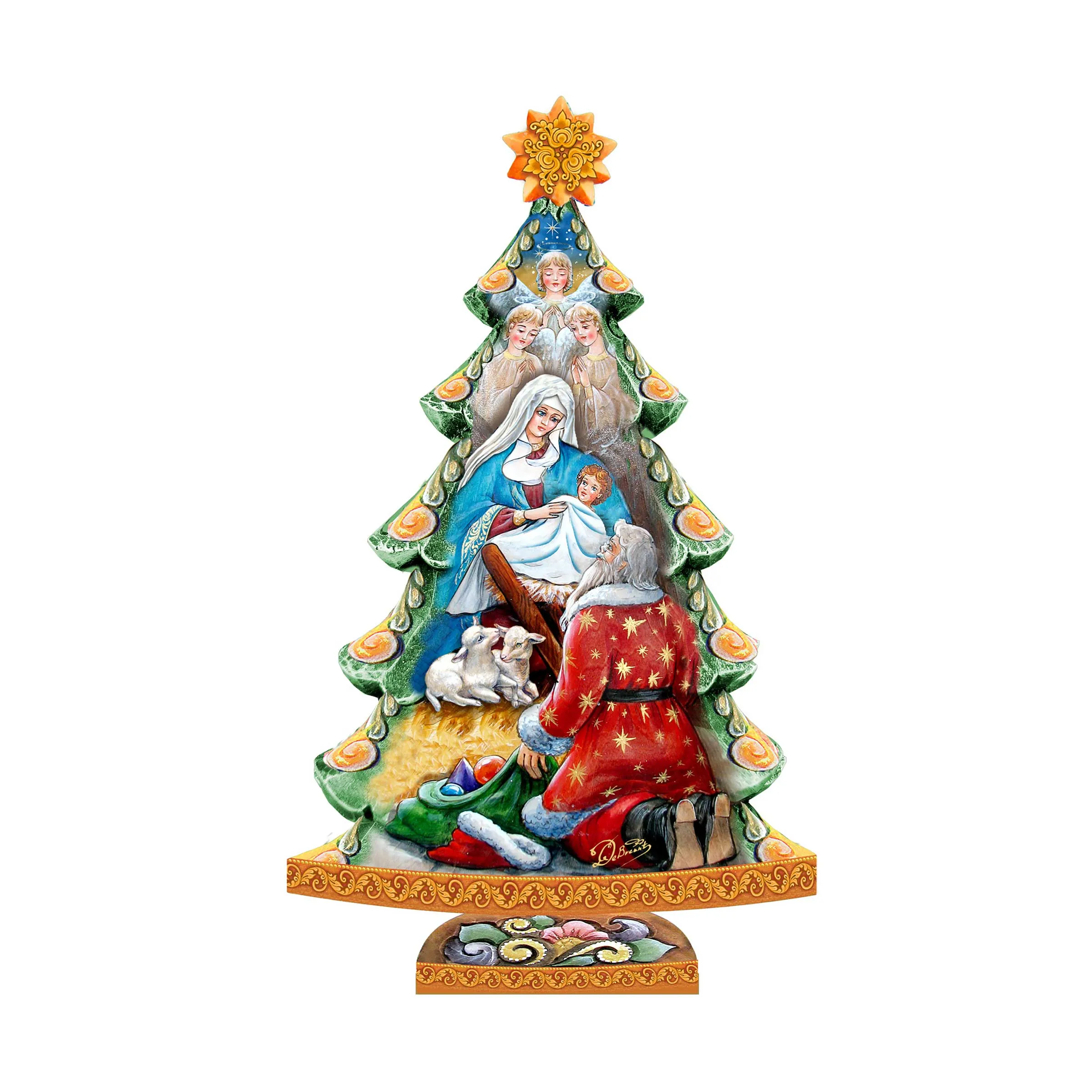 Adoration Nativity Tree Nativity Door Decor by G DeBrekht - Nativity Holiday Decor - 8128833H