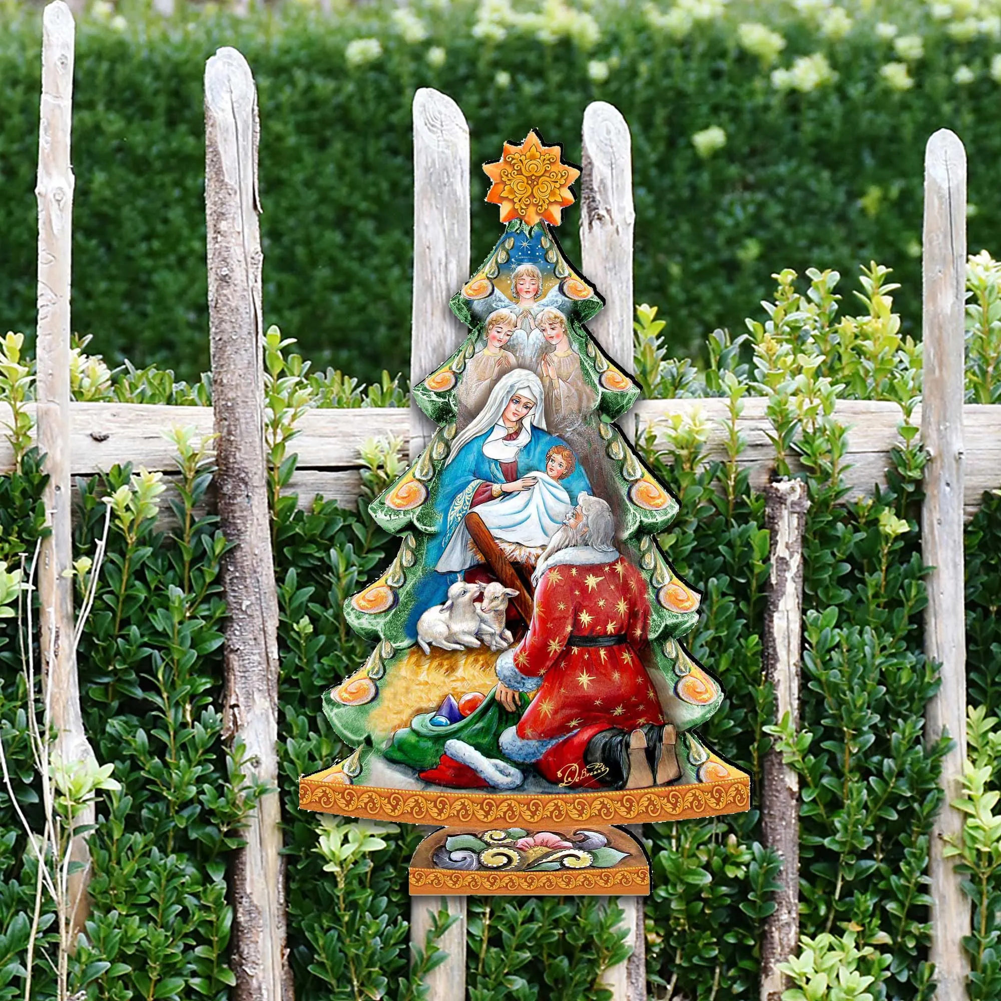 Adoration Nativity Tree Nativity Door Decor by G DeBrekht - Nativity Holiday Decor - 8128833H