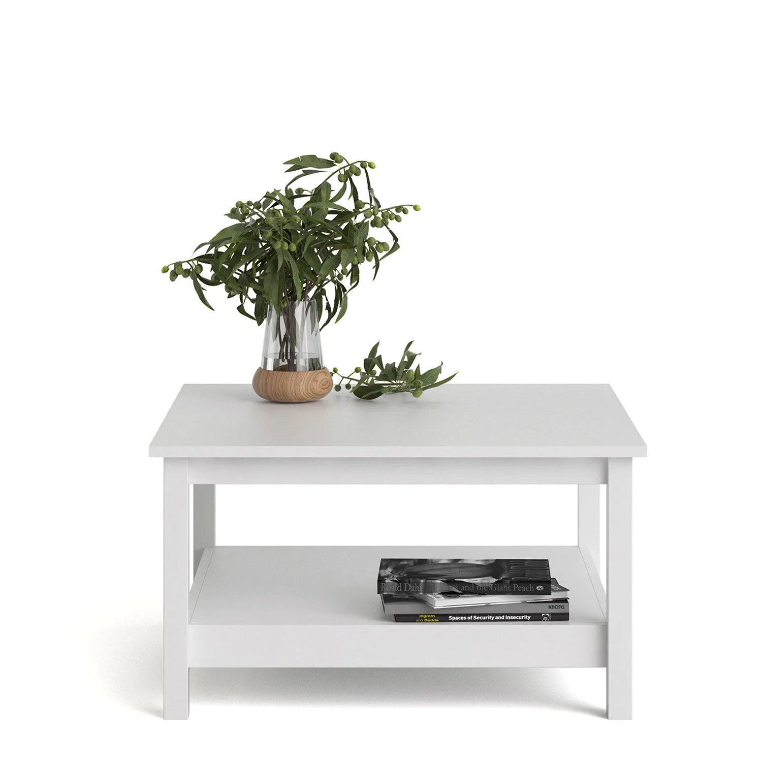 Barcelona White Wooden Coffee Table