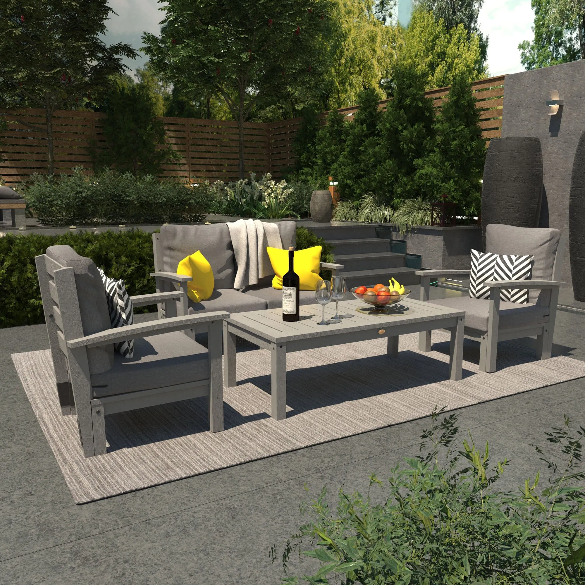 Bespoke Deep Seating: Loveseat, 2 Chair Set, and Conversation Table
