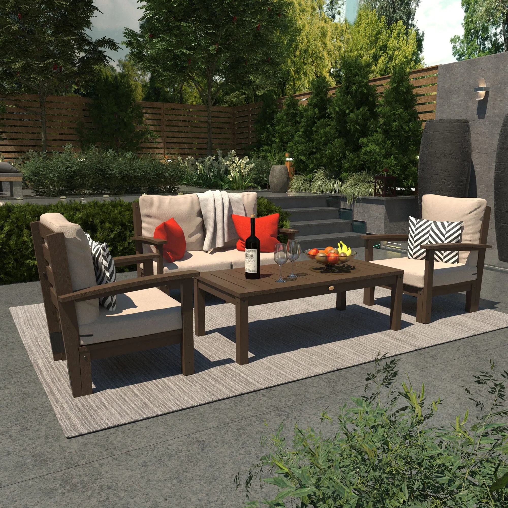 Bespoke Deep Seating: Loveseat, 2 Chair Set, and Conversation Table
