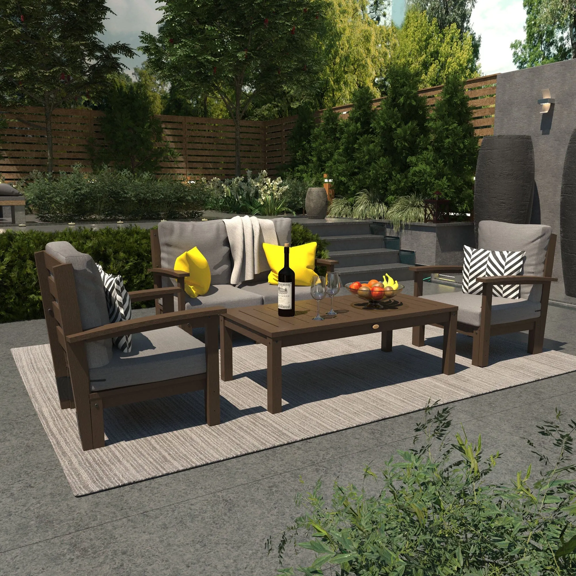 Bespoke Deep Seating: Loveseat, 2 Chair Set, and Conversation Table