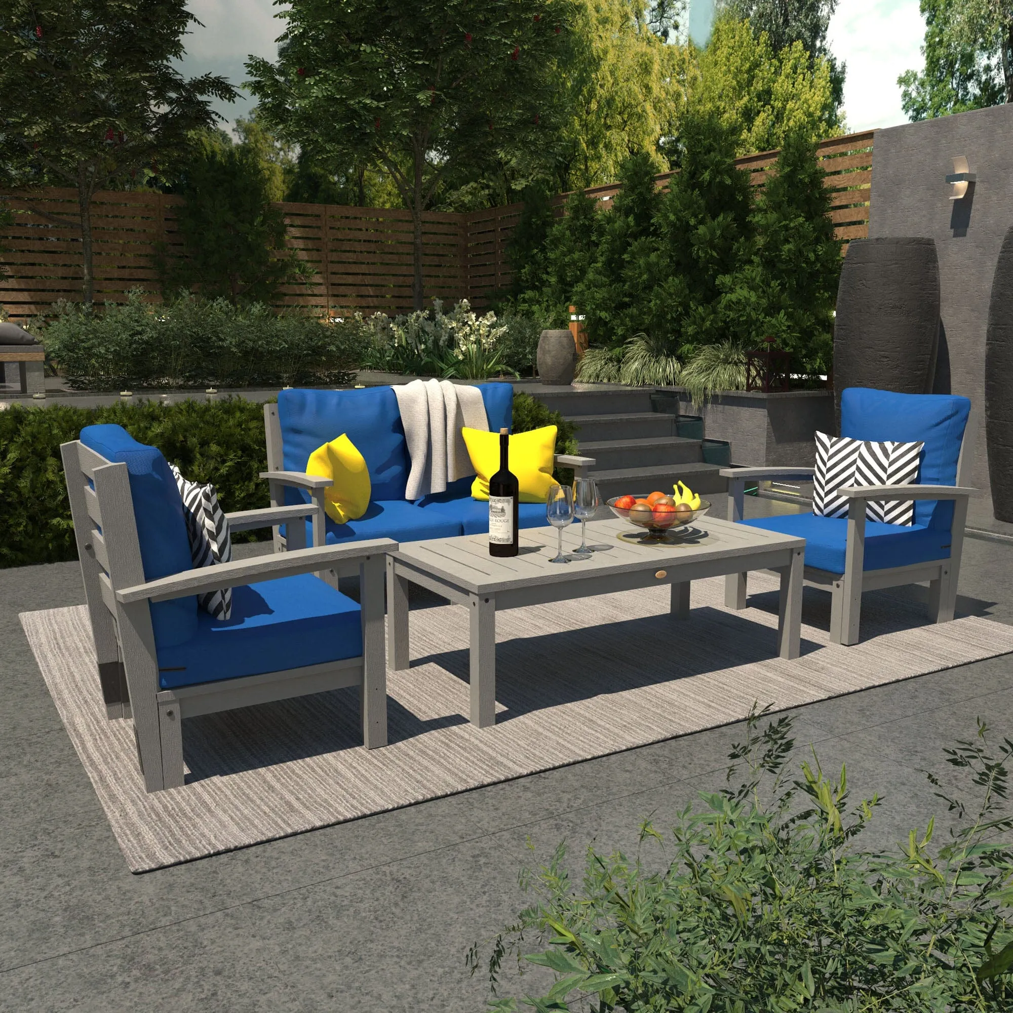Bespoke Deep Seating: Loveseat, 2 Chair Set, and Conversation Table