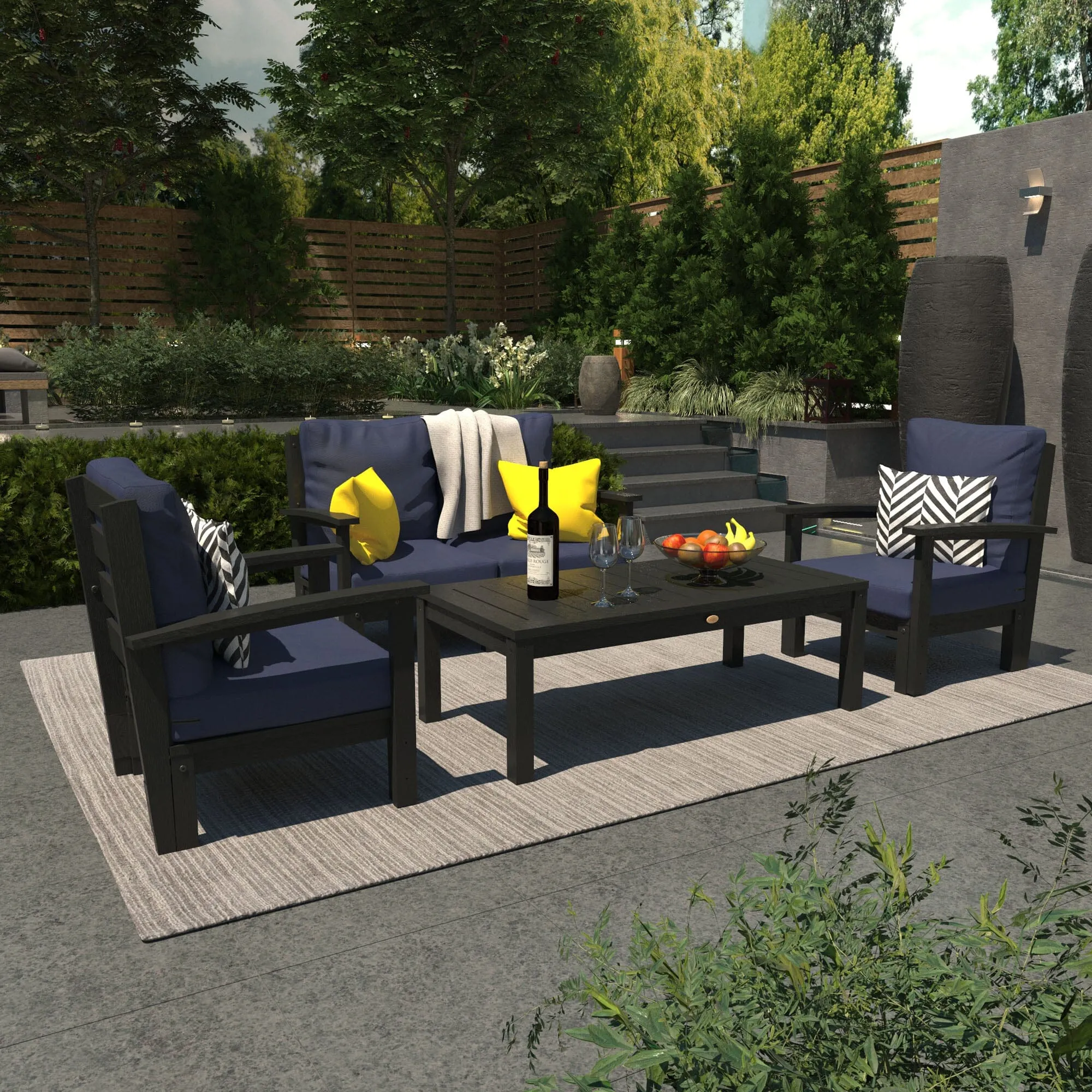Bespoke Deep Seating: Loveseat, 2 Chair Set, and Conversation Table
