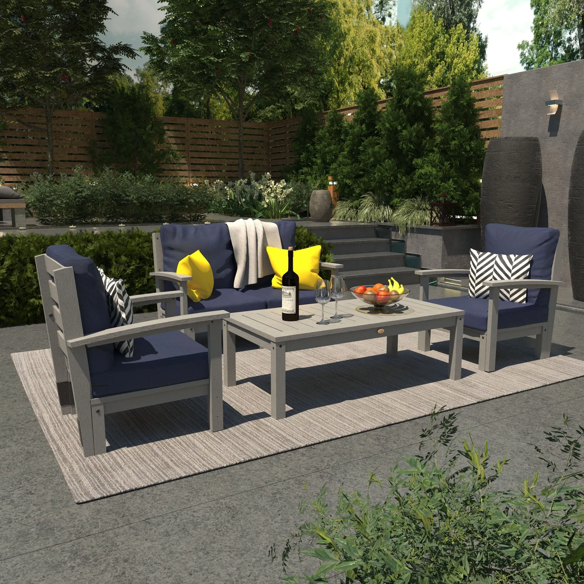 Bespoke Deep Seating: Loveseat, 2 Chair Set, and Conversation Table