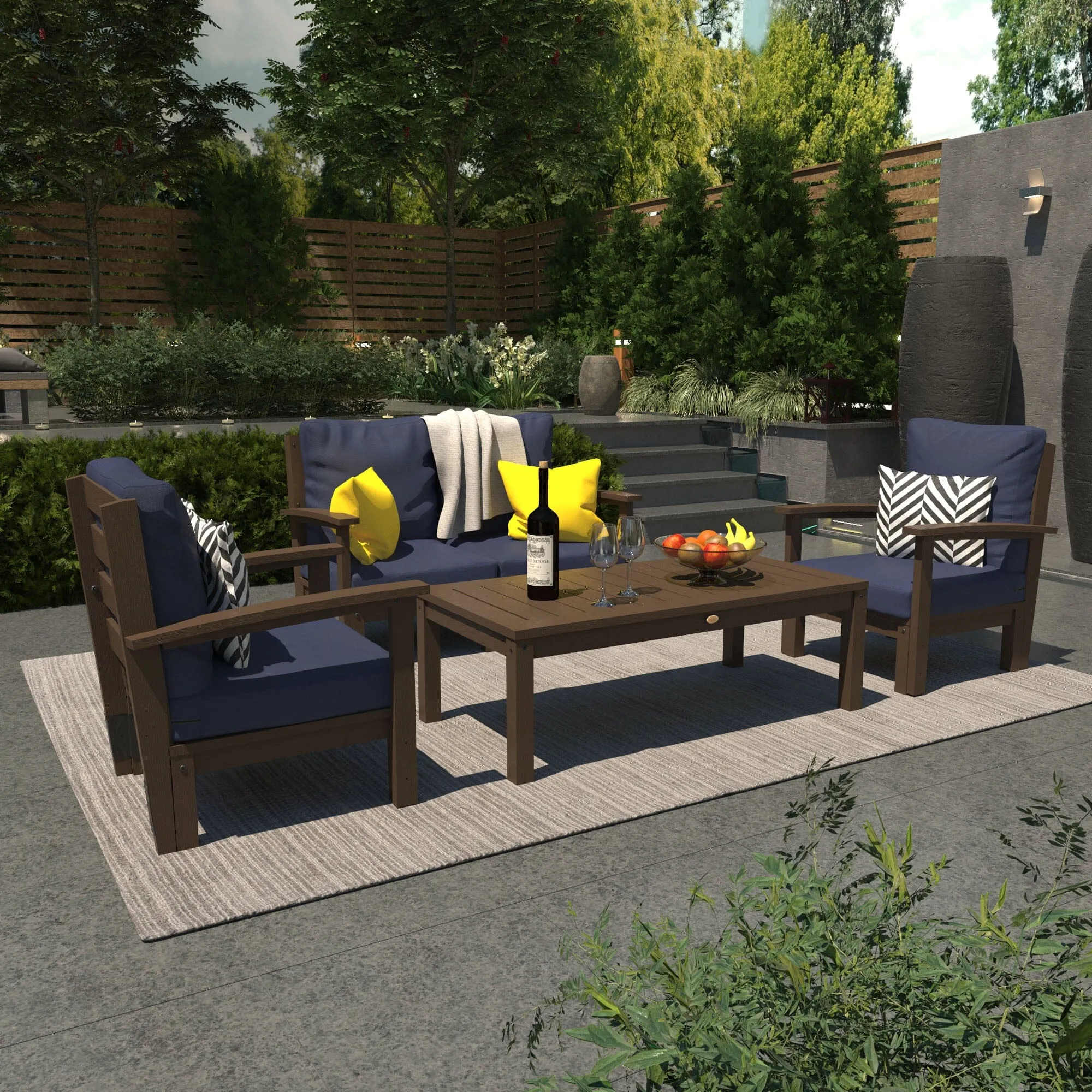 Bespoke Deep Seating: Loveseat, 2 Chair Set, and Conversation Table