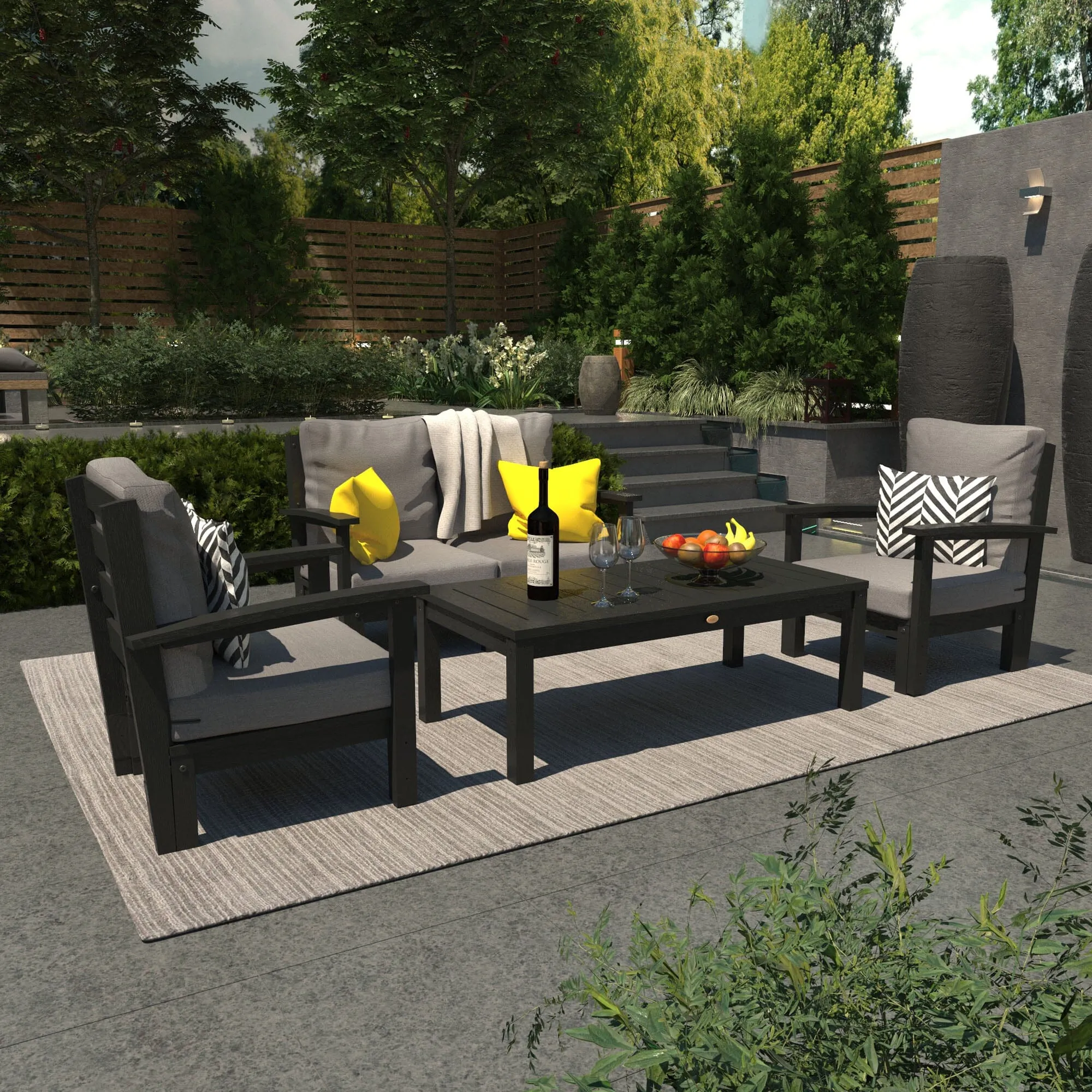 Bespoke Deep Seating: Loveseat, 2 Chair Set, and Conversation Table