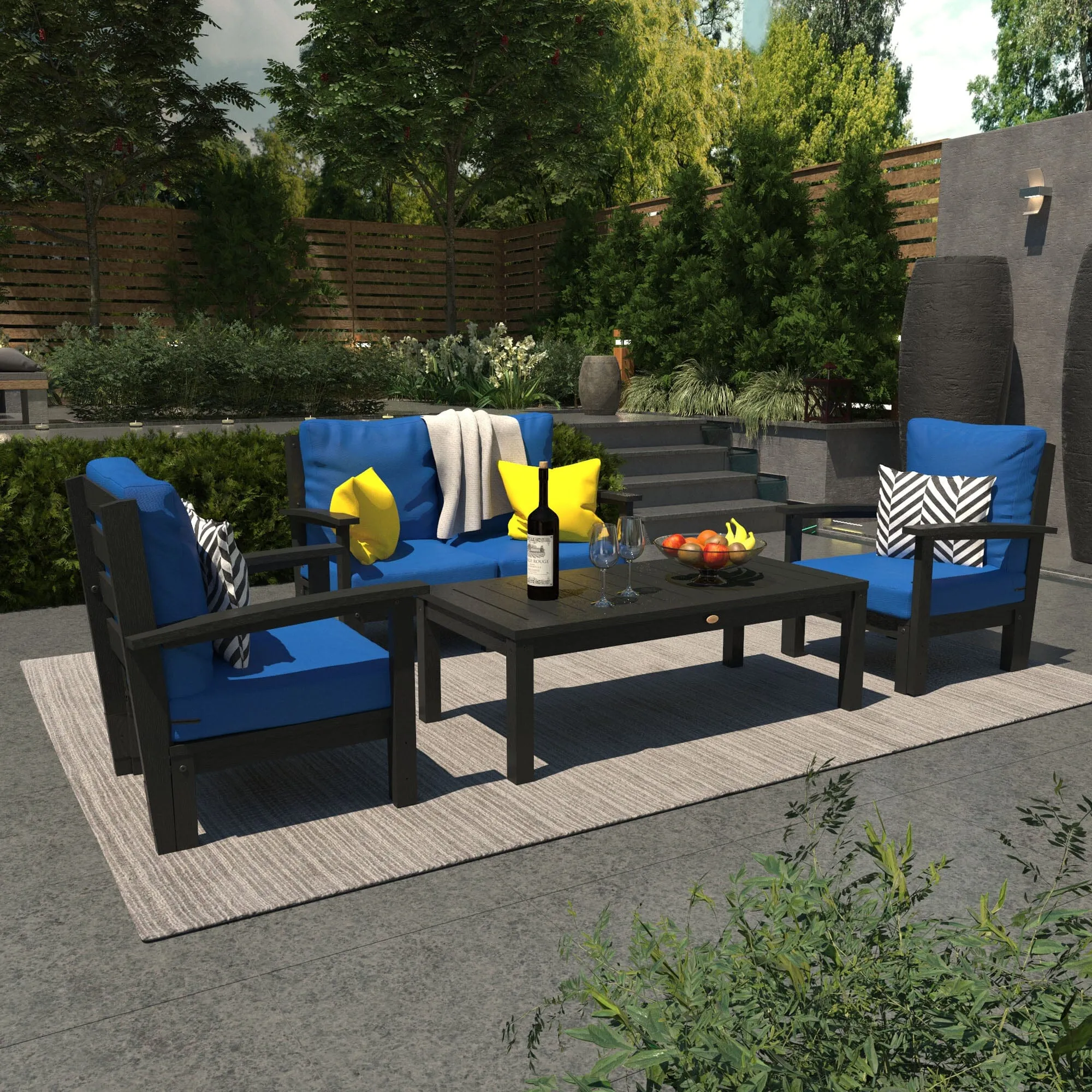 Bespoke Deep Seating: Loveseat, 2 Chair Set, and Conversation Table