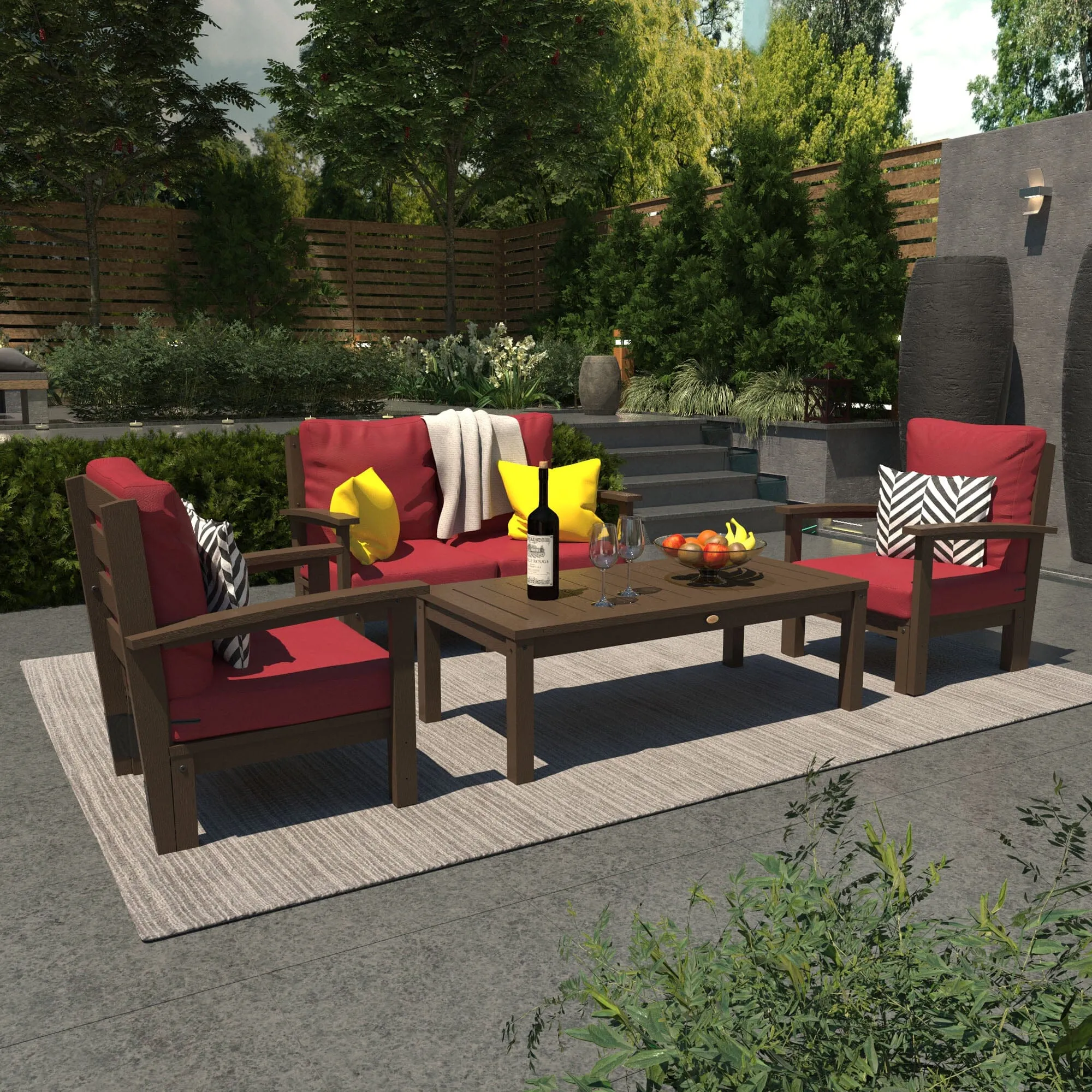 Bespoke Deep Seating: Loveseat, 2 Chair Set, and Conversation Table