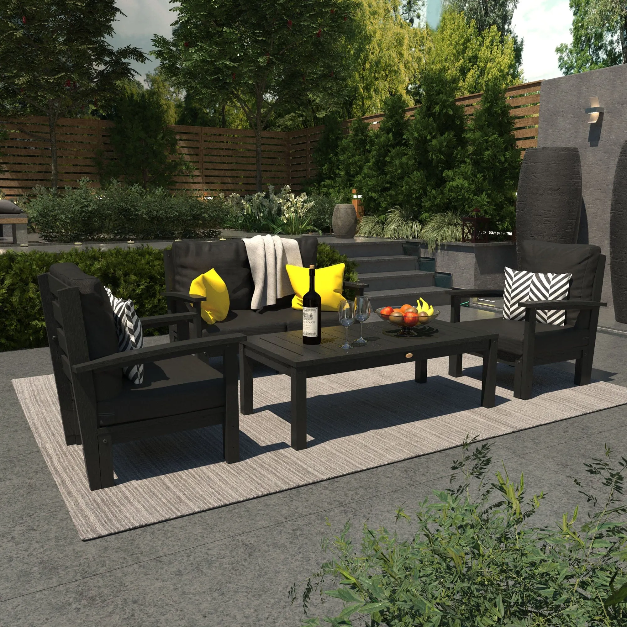 Bespoke Deep Seating: Loveseat, 2 Chair Set, and Conversation Table
