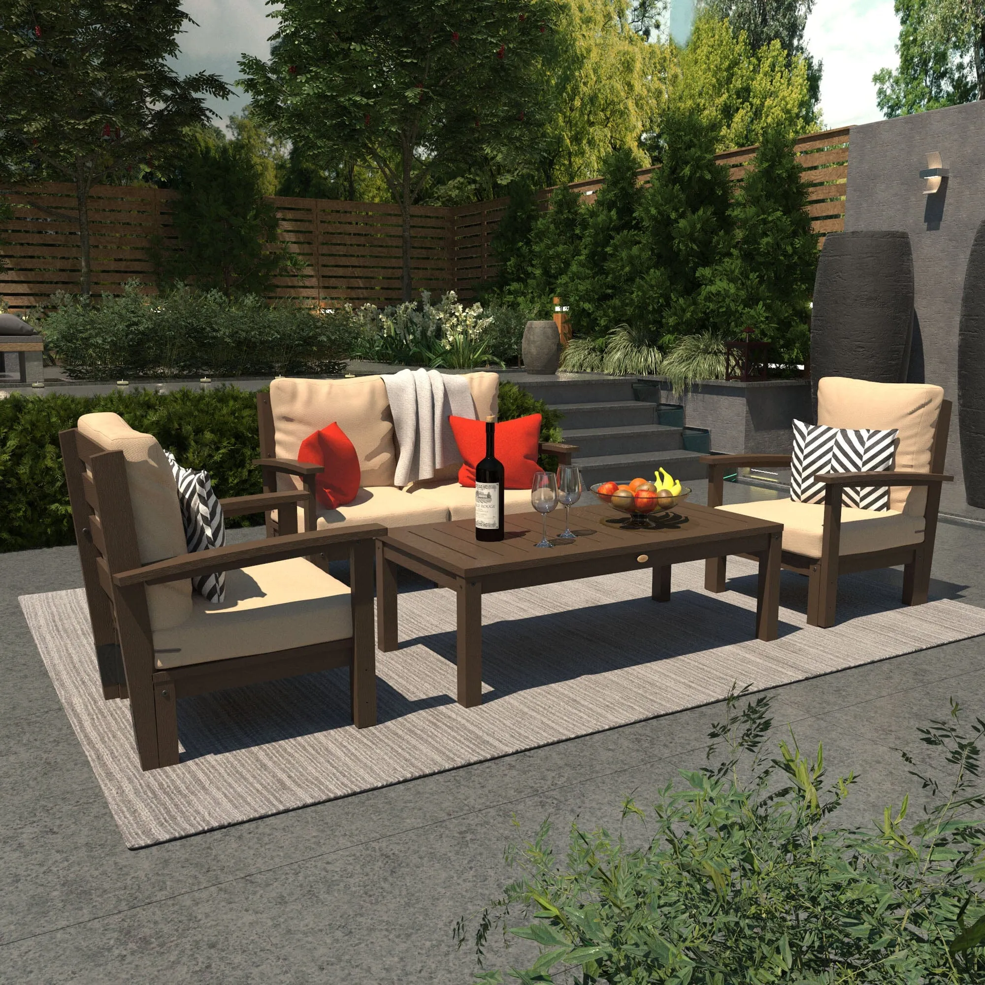 Bespoke Deep Seating: Loveseat, 2 Chair Set, and Conversation Table