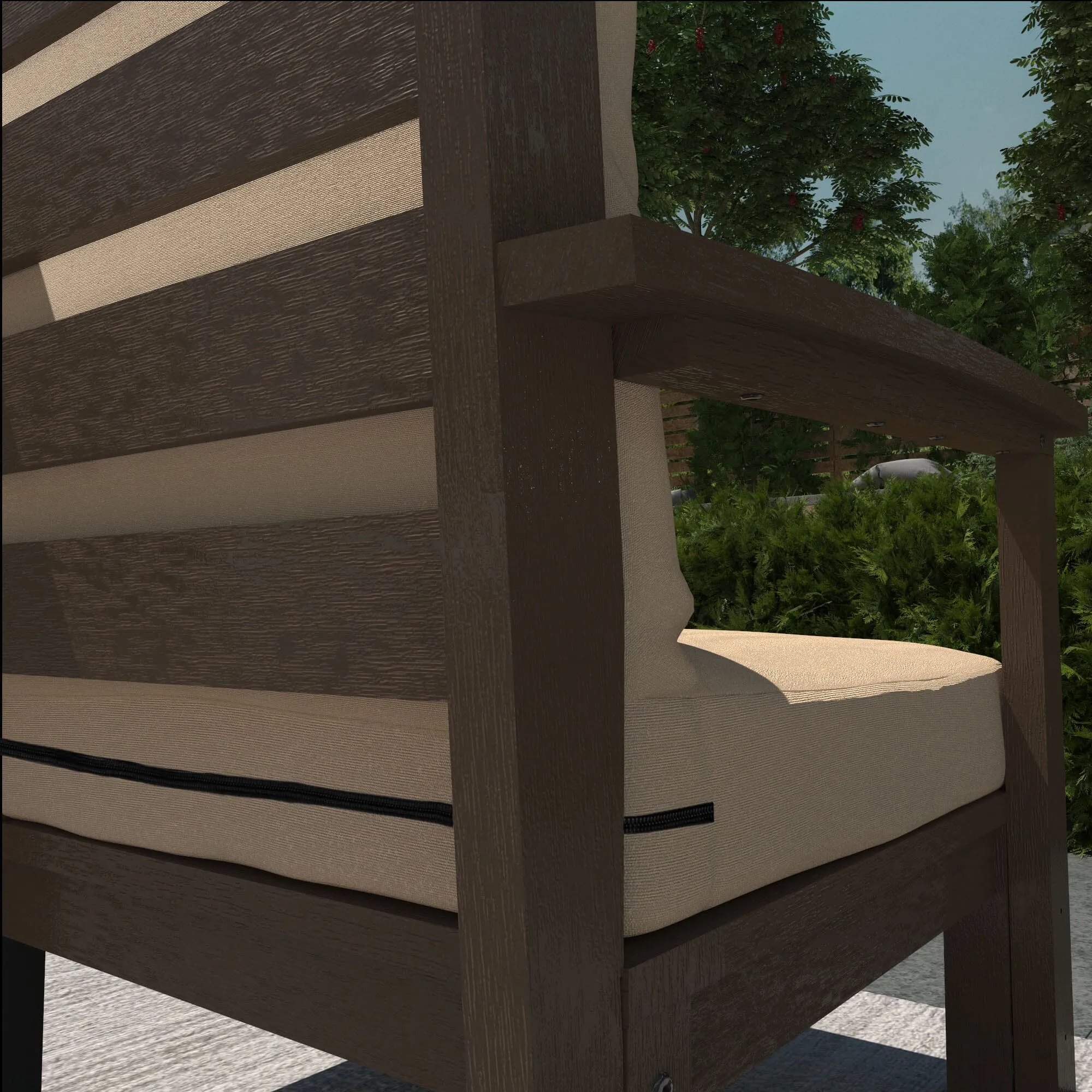Bespoke Deep Seating: Loveseat, 2 Chair Set, and Conversation Table
