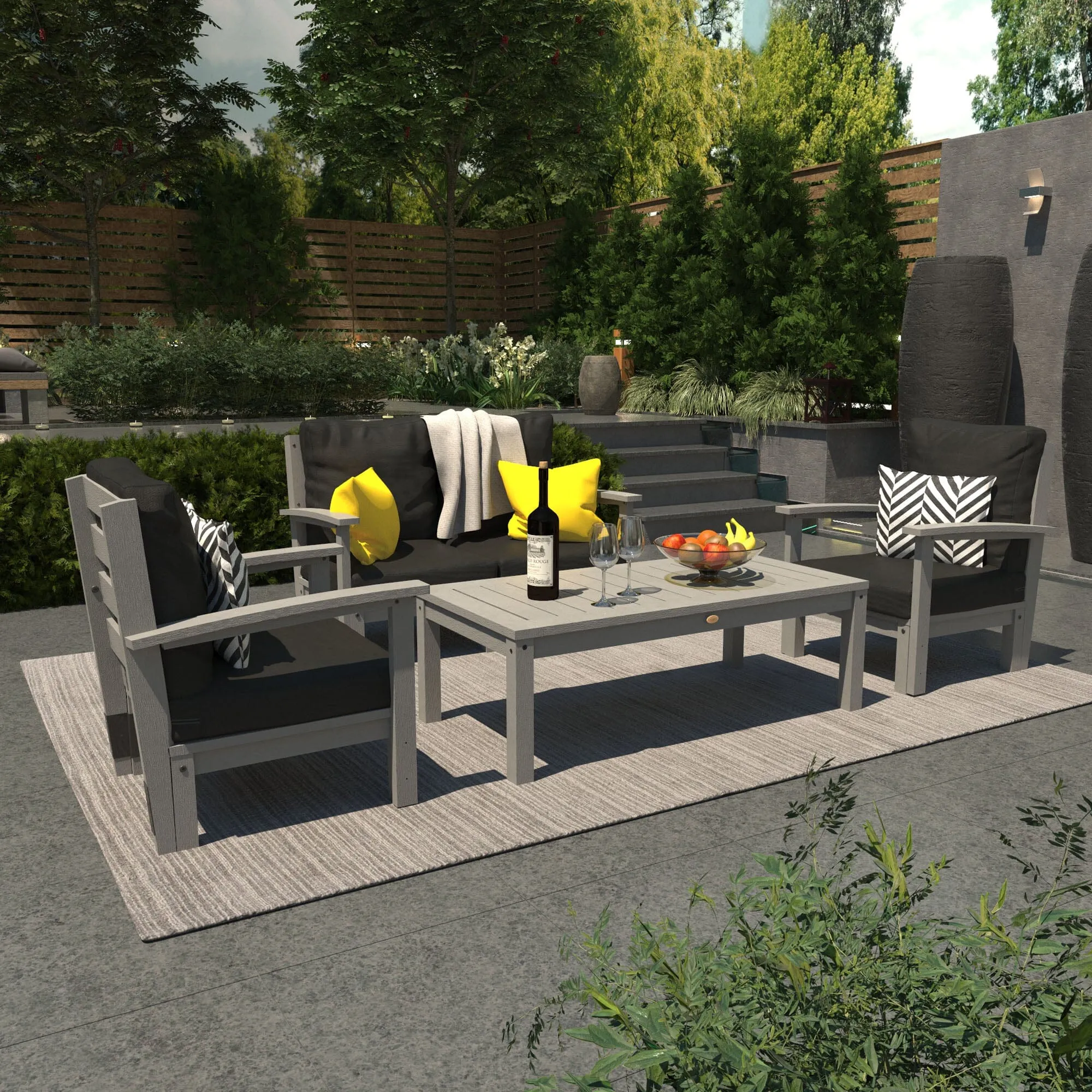 Bespoke Deep Seating: Loveseat, 2 Chair Set, and Conversation Table