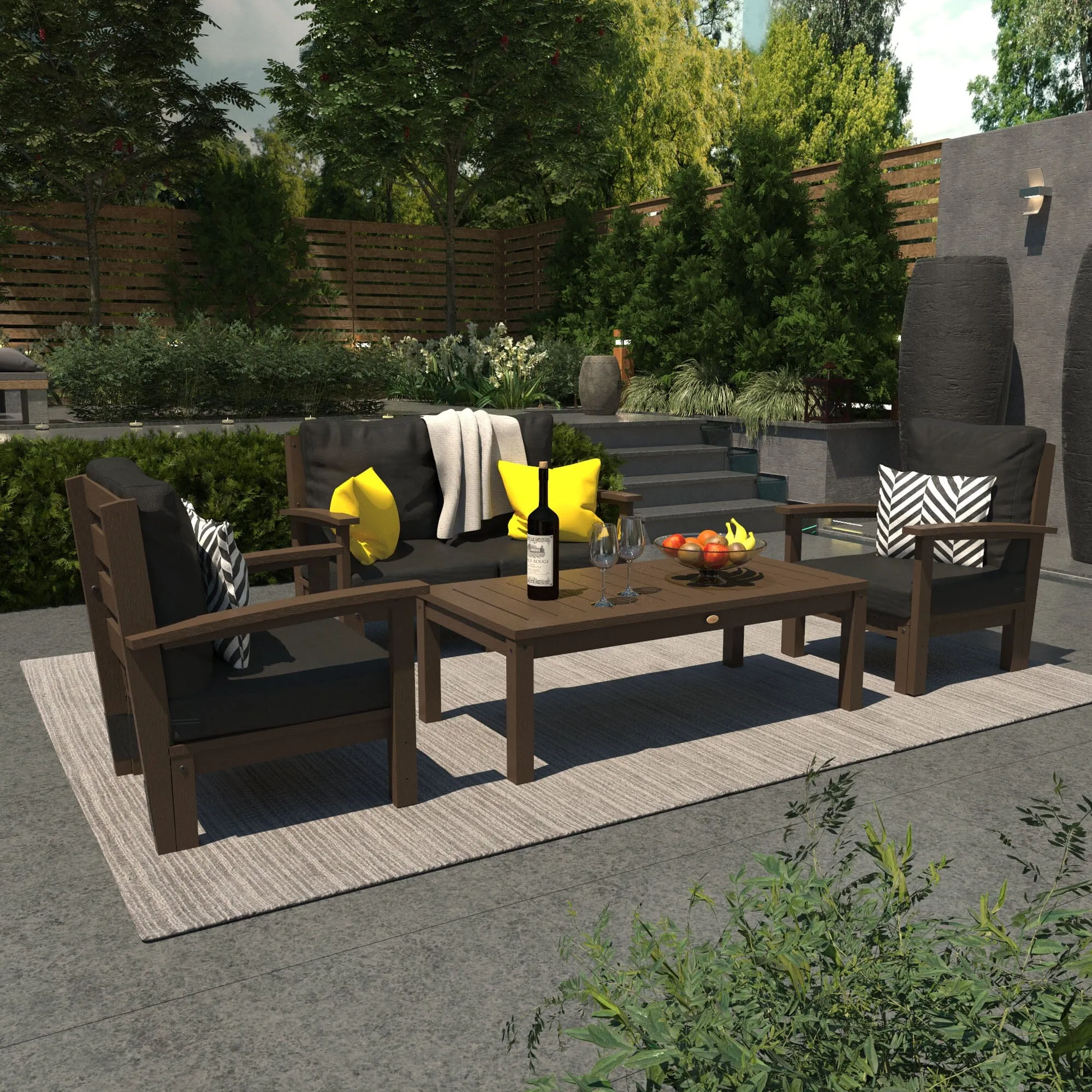 Bespoke Deep Seating: Loveseat, 2 Chair Set, and Conversation Table