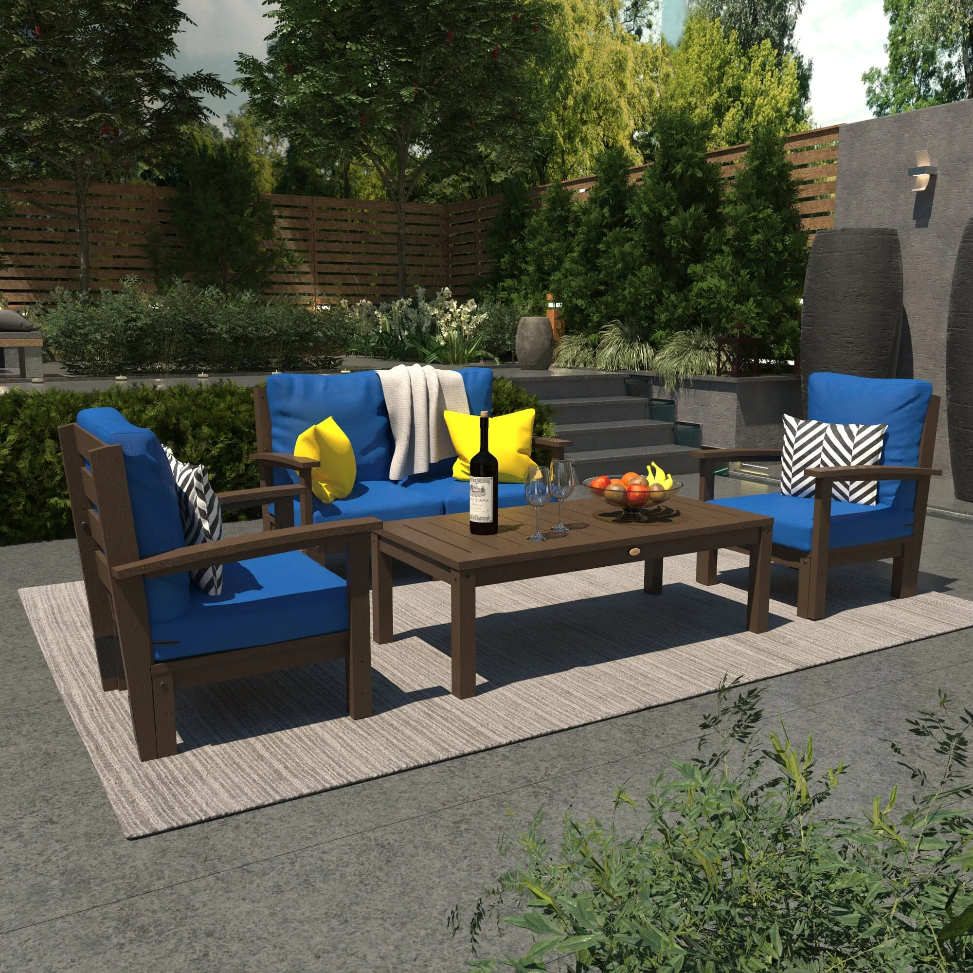 Bespoke Deep Seating: Loveseat, 2 Chair Set, and Conversation Table
