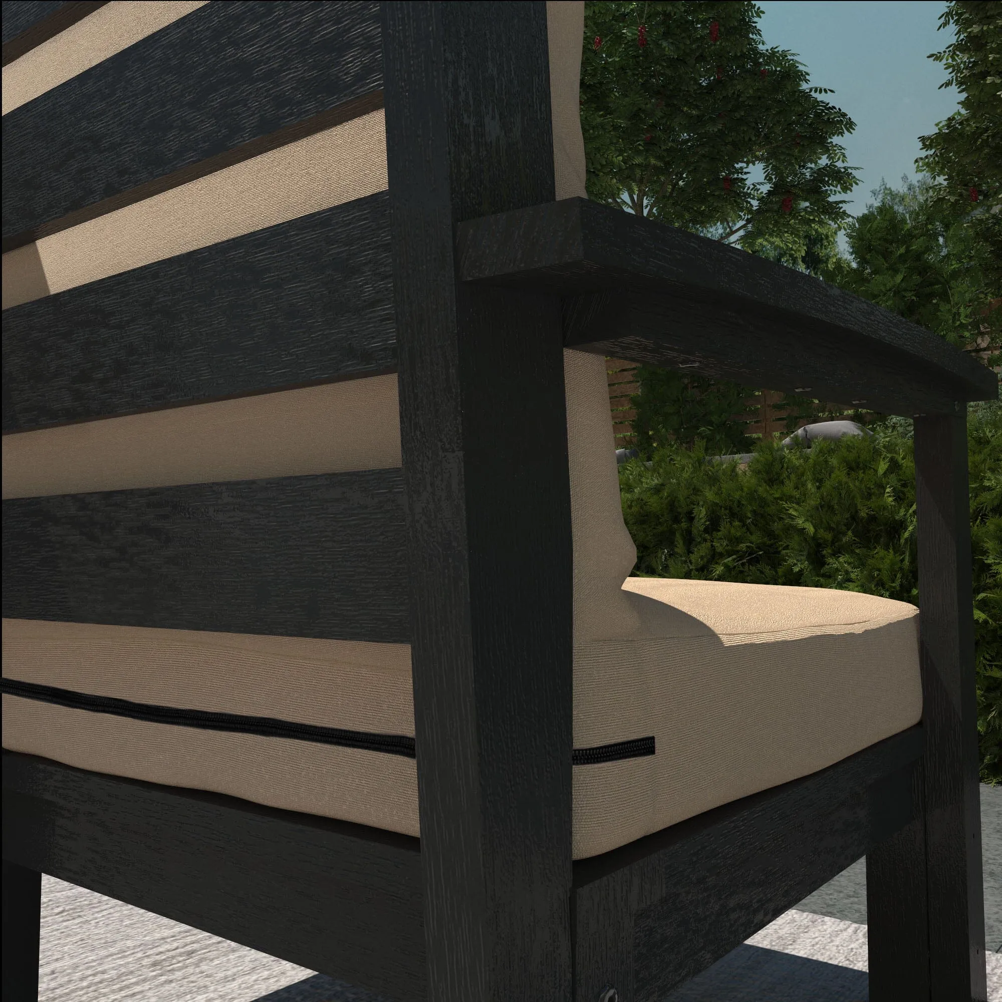 Bespoke Deep Seating: Loveseat, 2 Chair Set, and Conversation Table