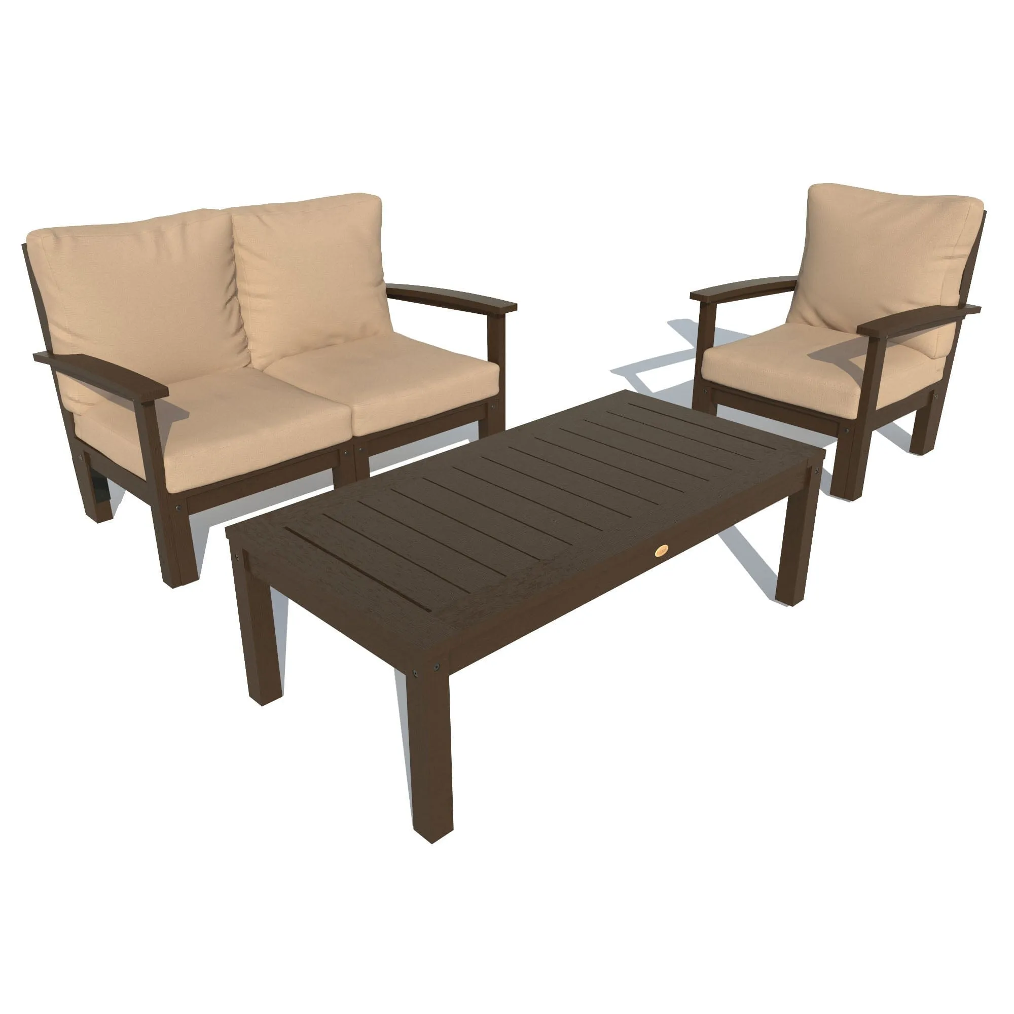Bespoke Deep Seating: Loveseat, Chair and Conversation Table