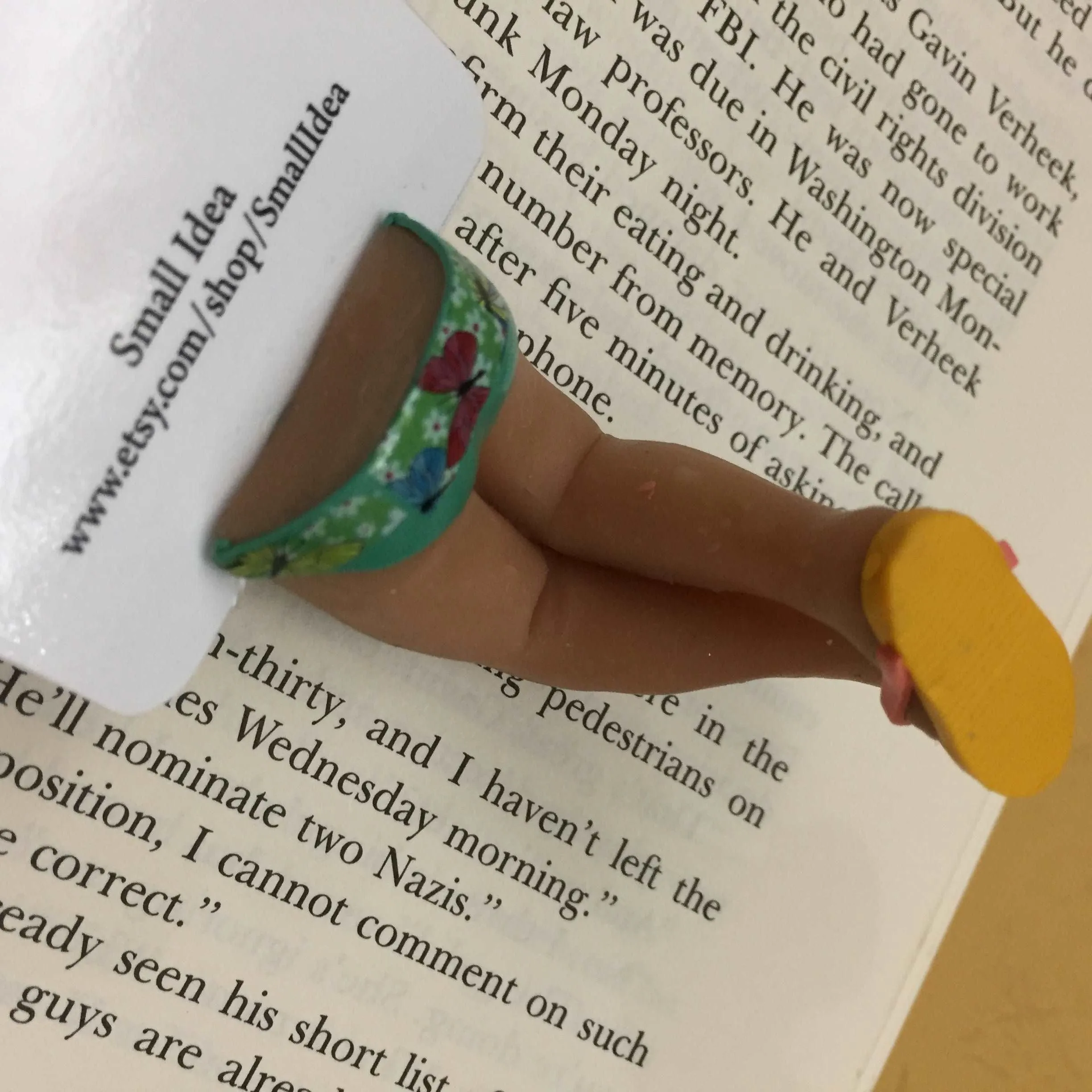 Bikini Babes Handmade Miniature Leggy Bookmark