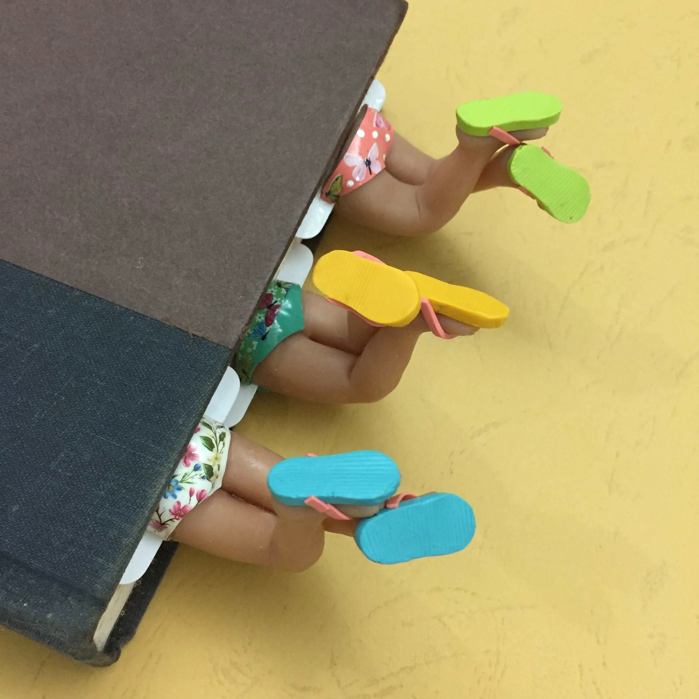 Bikini Babes Handmade Miniature Leggy Bookmark