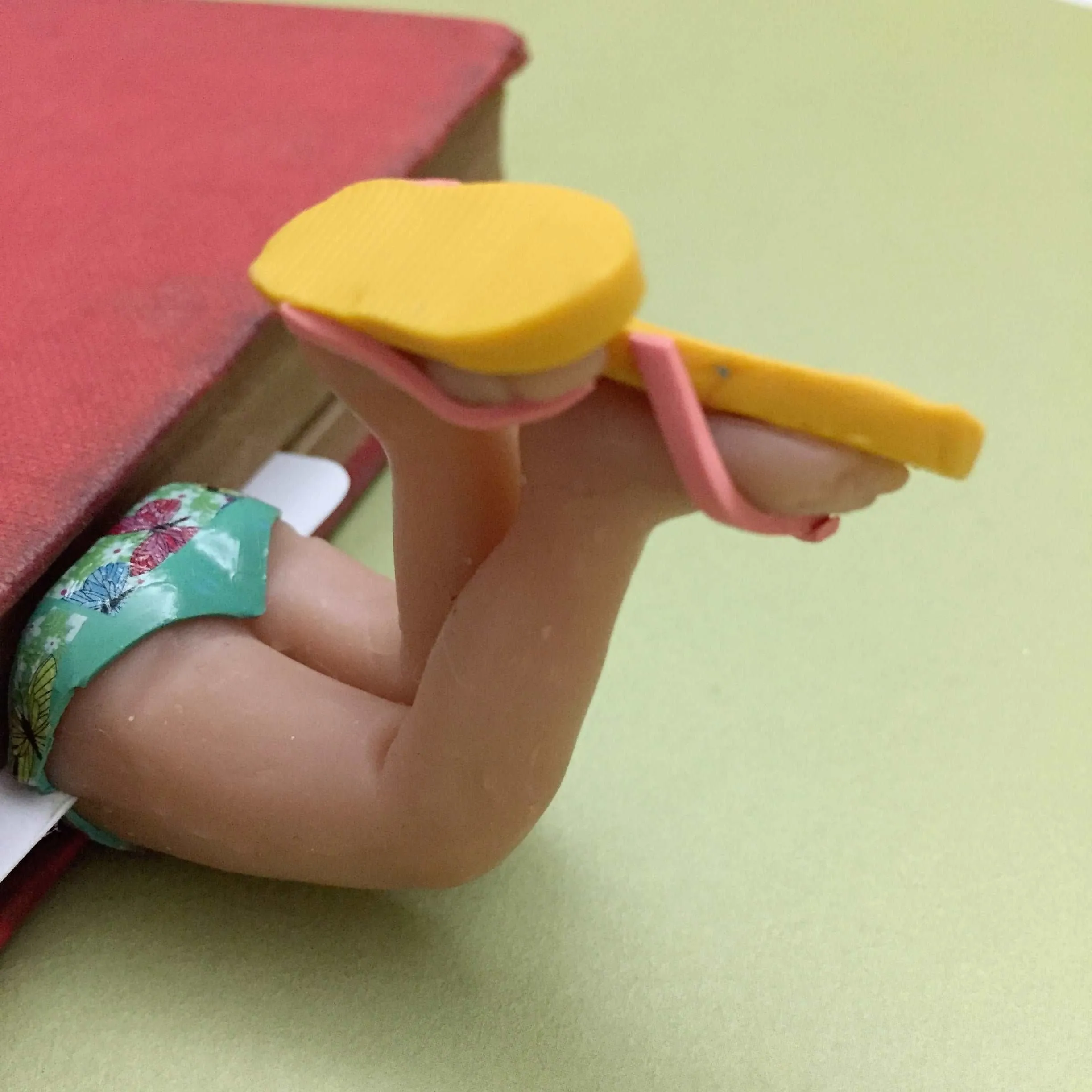 Bikini Babes Handmade Miniature Leggy Bookmark