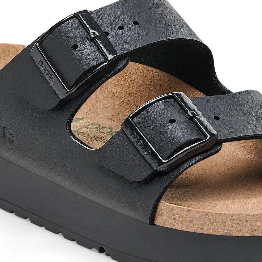 Birkenstock Arizona Flex Platform Vegan Sandal - Black