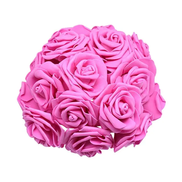 Bouquet Decorative Foam Rose Flowers