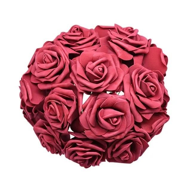 Bouquet Decorative Foam Rose Flowers