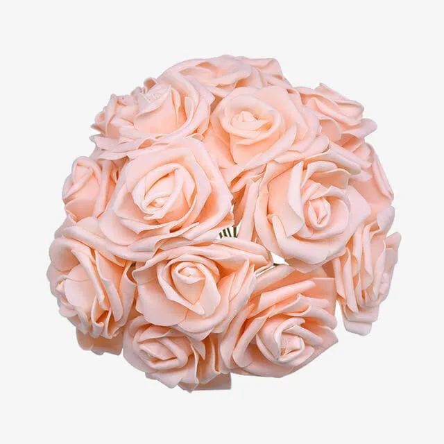 Bouquet Decorative Foam Rose Flowers