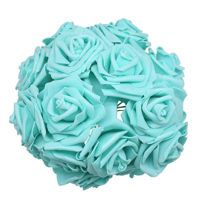 Bouquet Decorative Foam Rose Flowers
