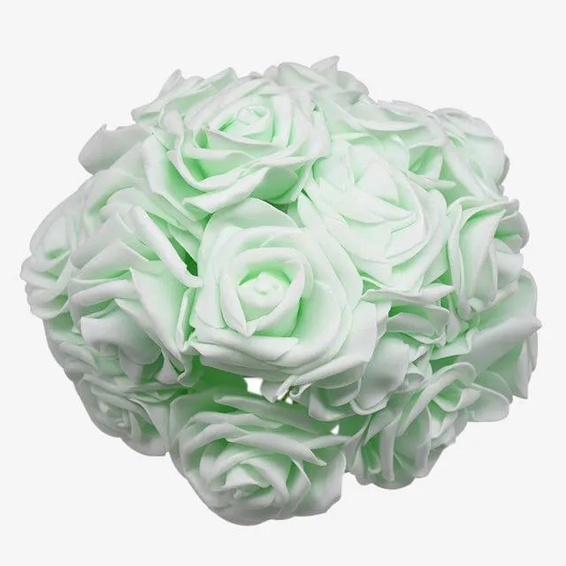 Bouquet Decorative Foam Rose Flowers