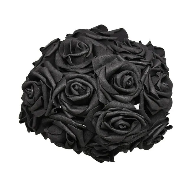 Bouquet Decorative Foam Rose Flowers