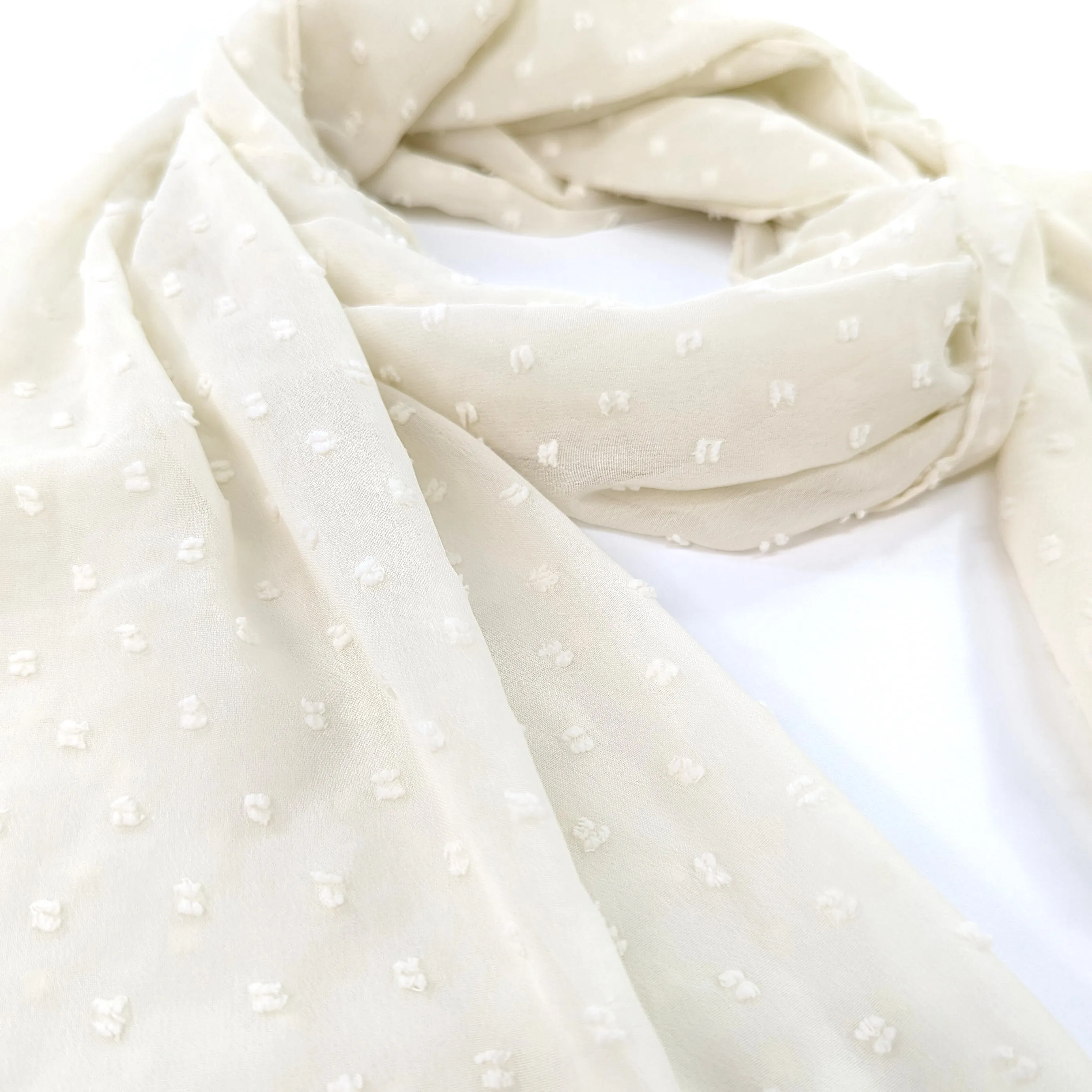 Bouzy - Bubbling Bobbly Scarf (43x180cm) - Pistachio