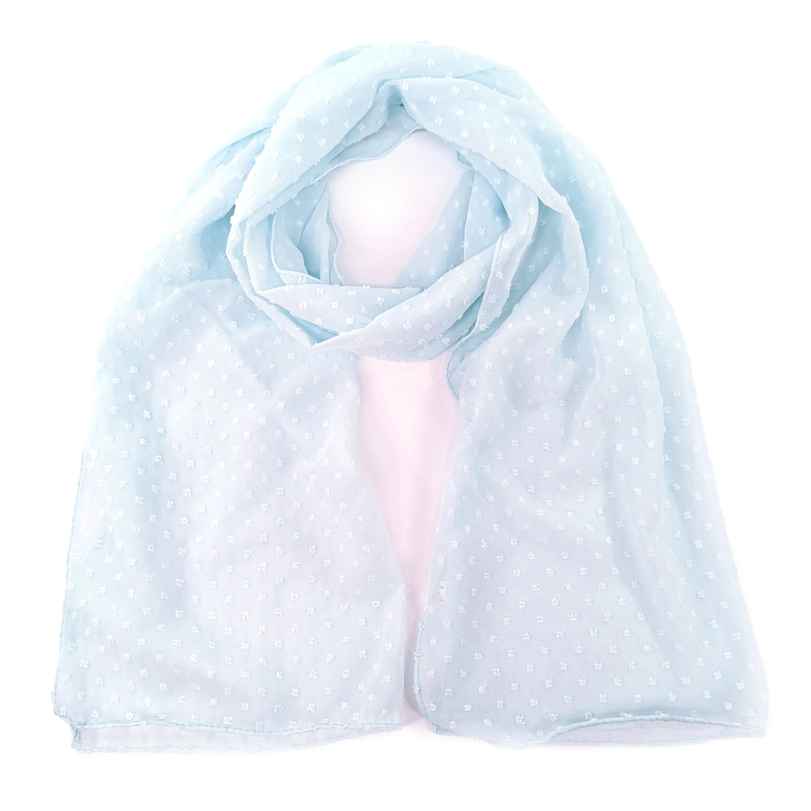 Bouzy - Bubbling Bobbly Scarf (43x180cm) - Pistachio