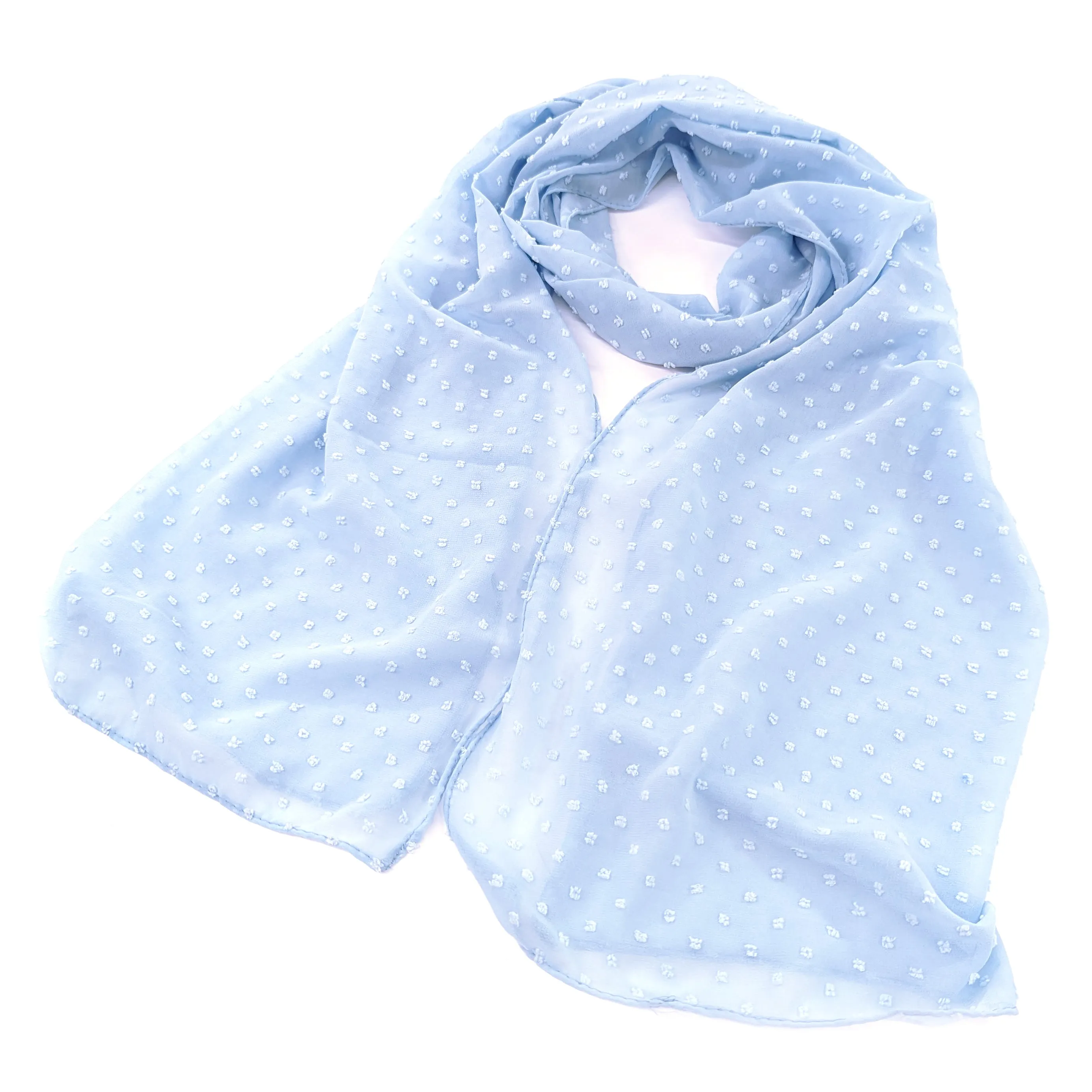 Bouzy - Bubbling Bobbly Scarf (43x180cm) - Pistachio