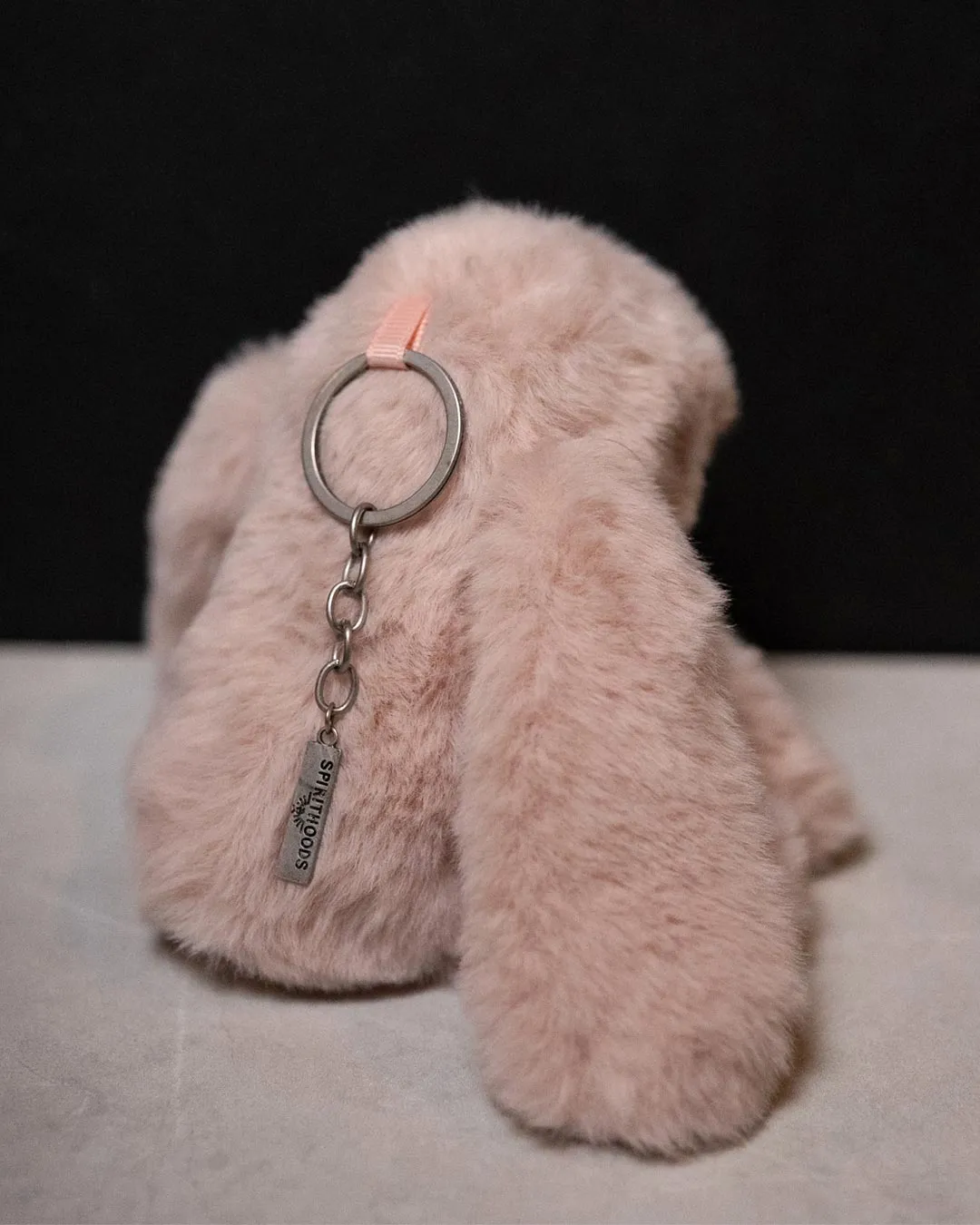 Bunny Faux Fur Keychain