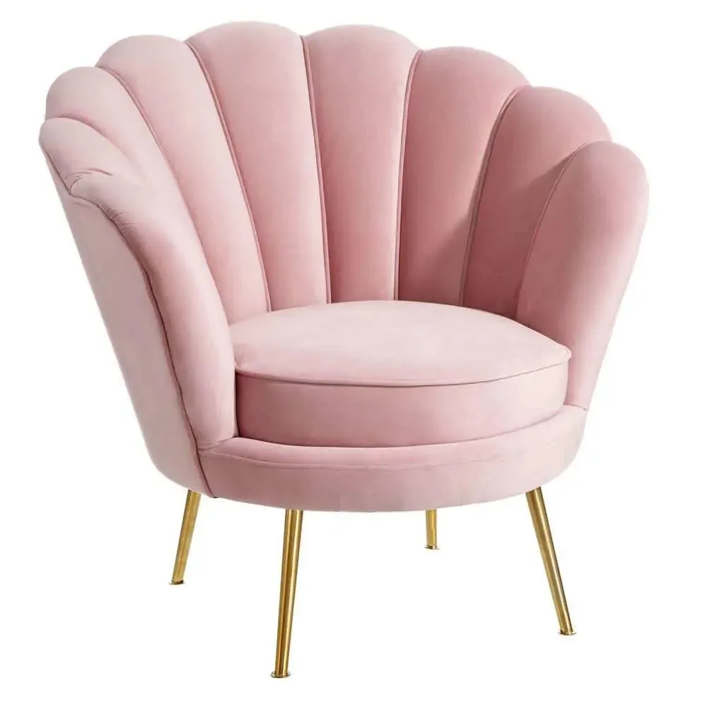 Butterfly Accent Chair in Pink Color