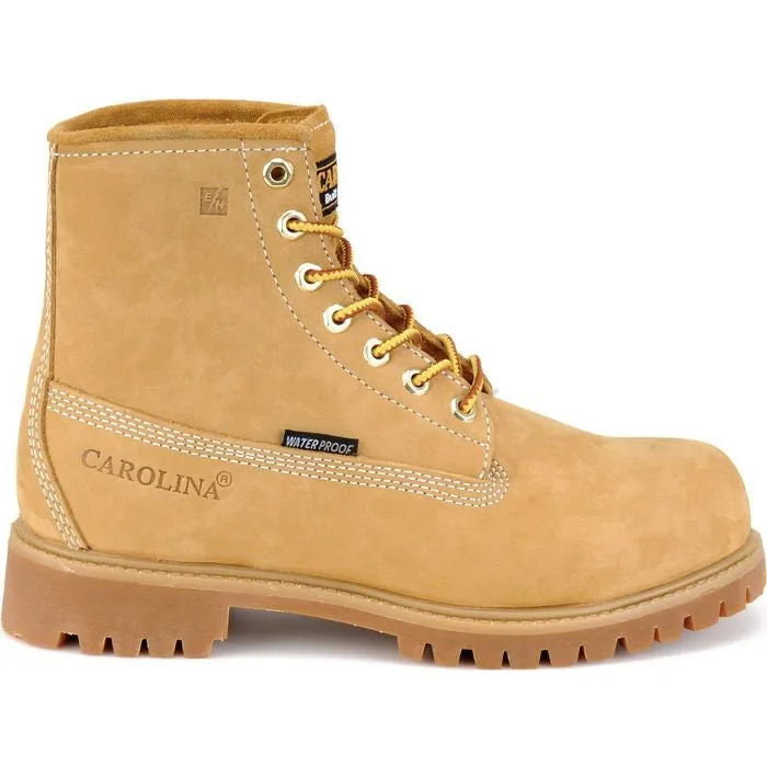 Carolina Men's Journeyman Lo 6" WP Slip Resist Work Boot -Wheat- CA3045