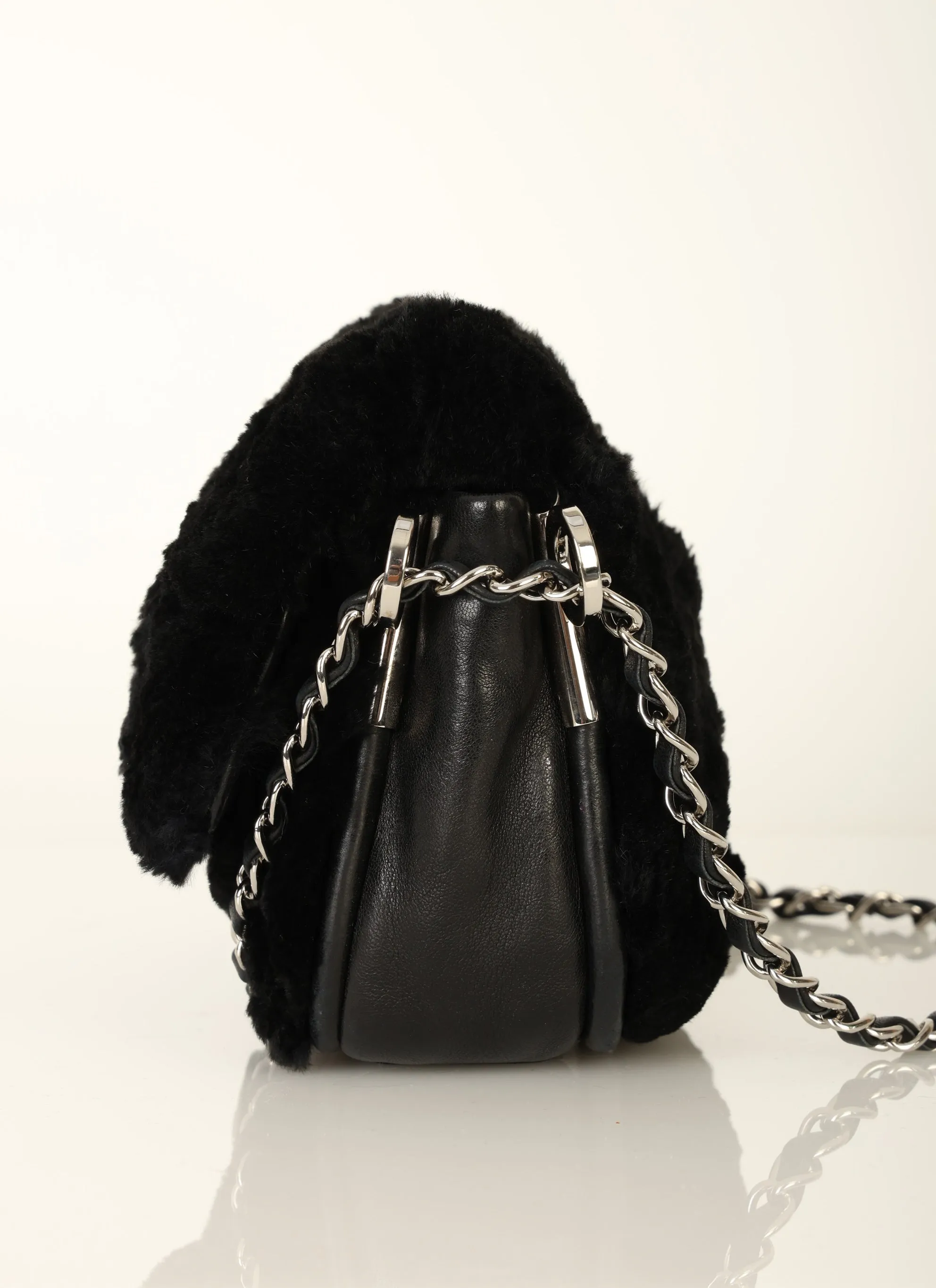 Chanel 2006 Fur Medium Flap