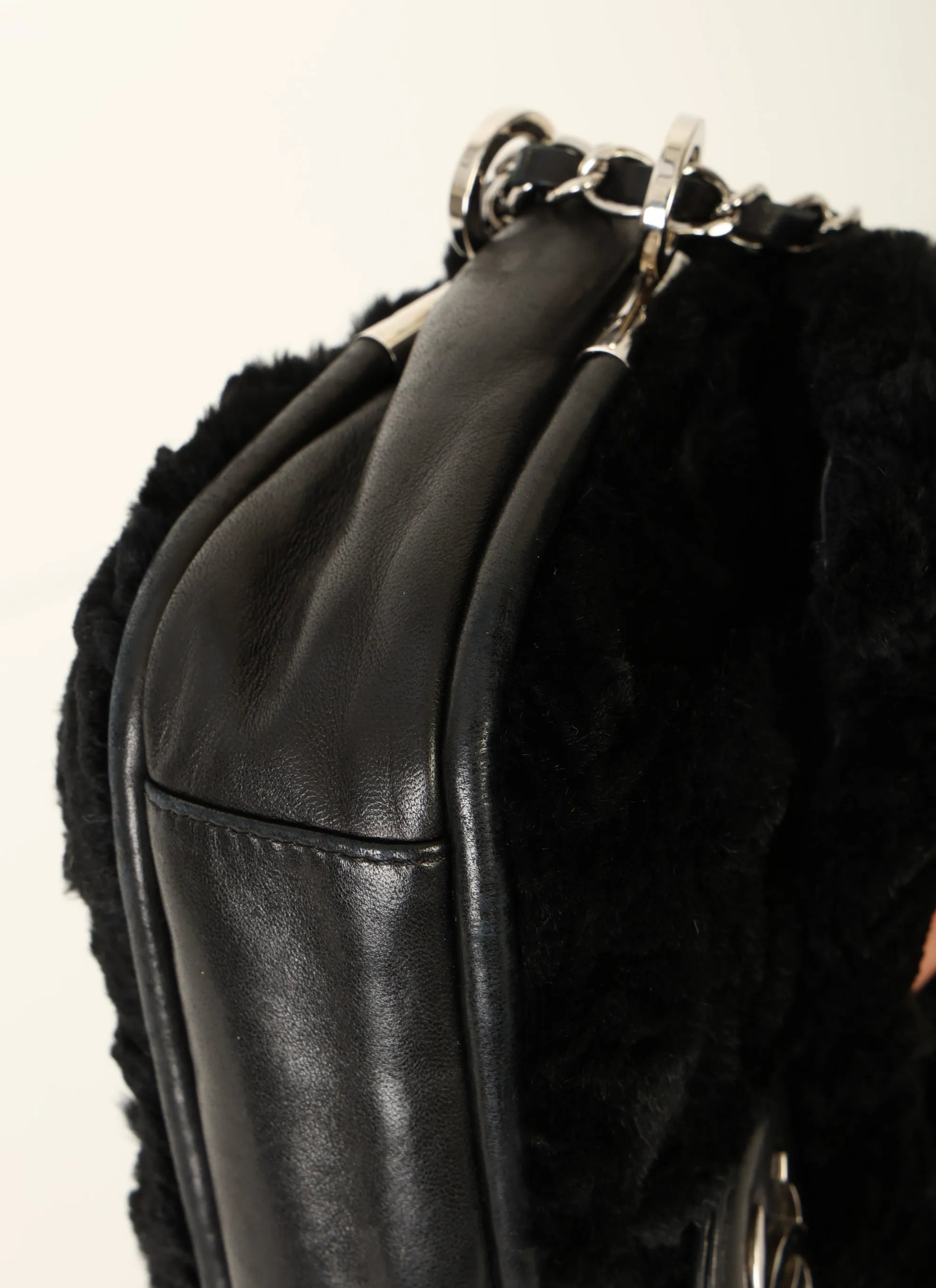 Chanel 2006 Fur Medium Flap