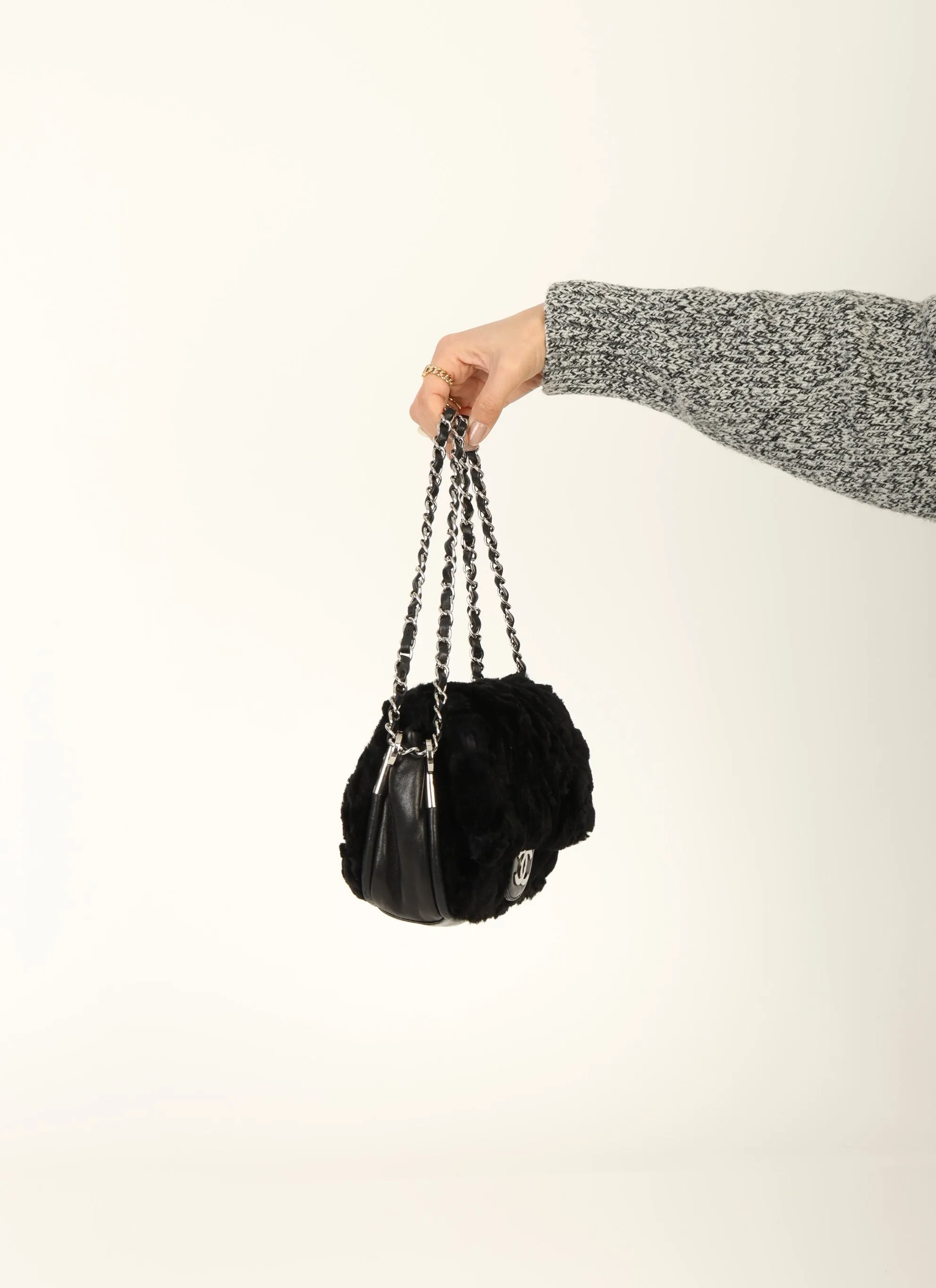 Chanel 2006 Fur Medium Flap